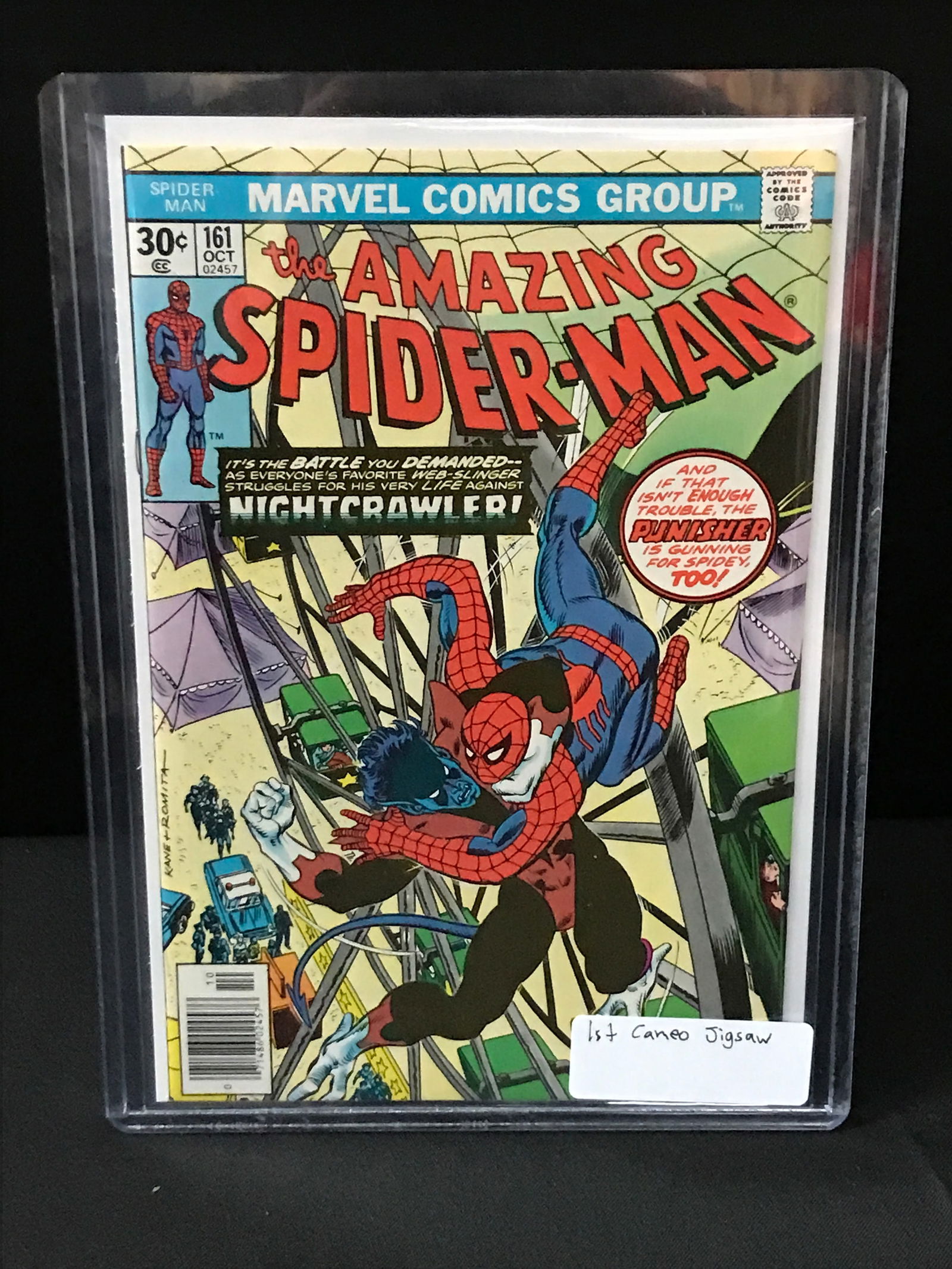 THE AMAZING SPIDERMAN #161 1ST CAMEO JIGSAW - MARVEL COMICS: Prices are in Canadian dollars