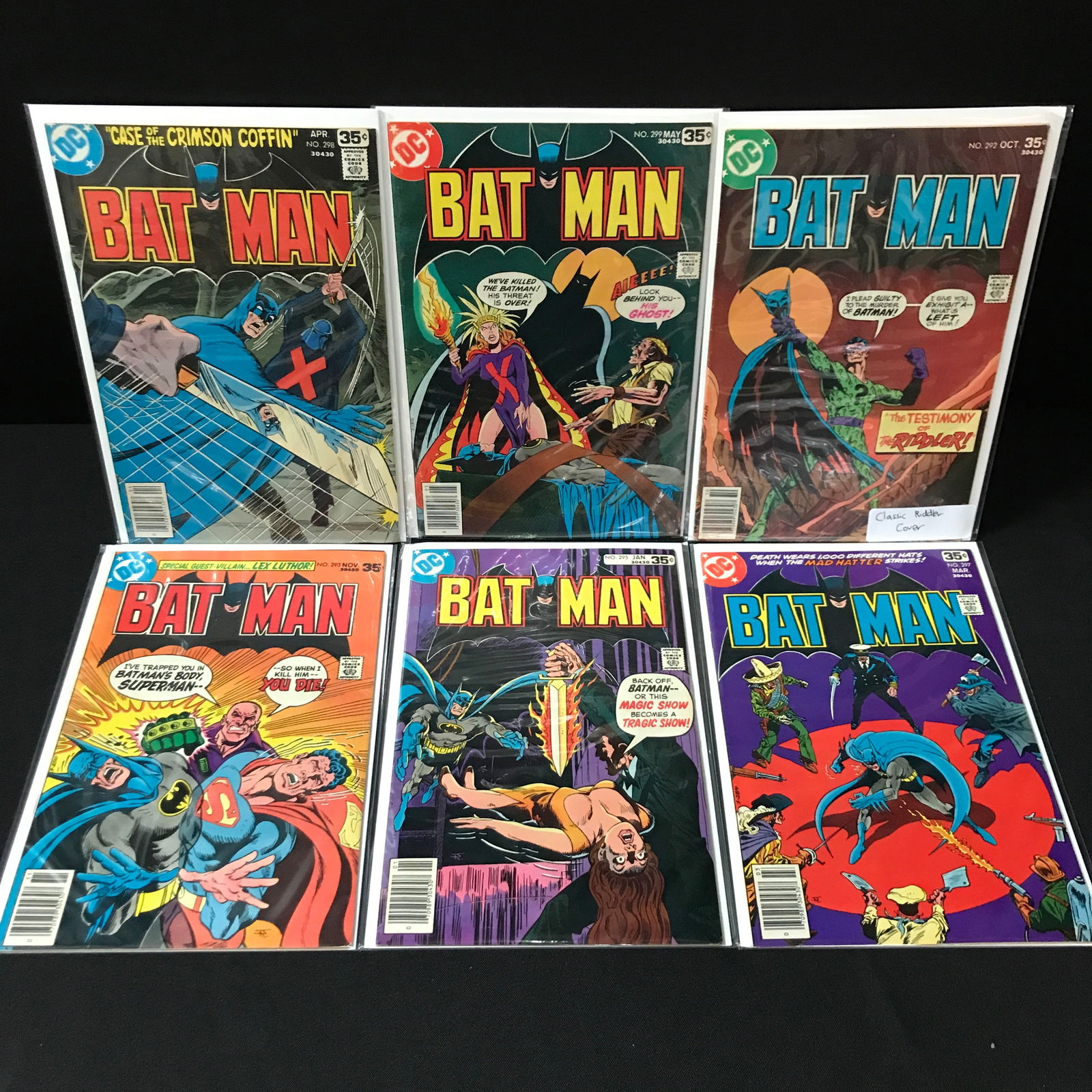 LOT OF 6 BATMAN COMICS - DC COMICS (1 of 1)