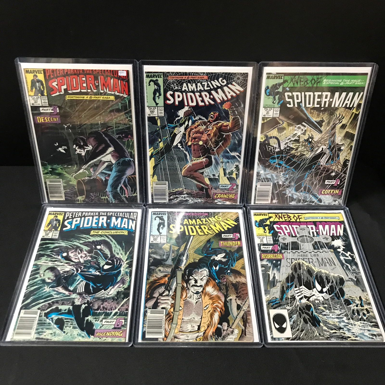 LOT OF 6 SPIDERMAN COMICS - MARVEL COMICS (1 of 1)