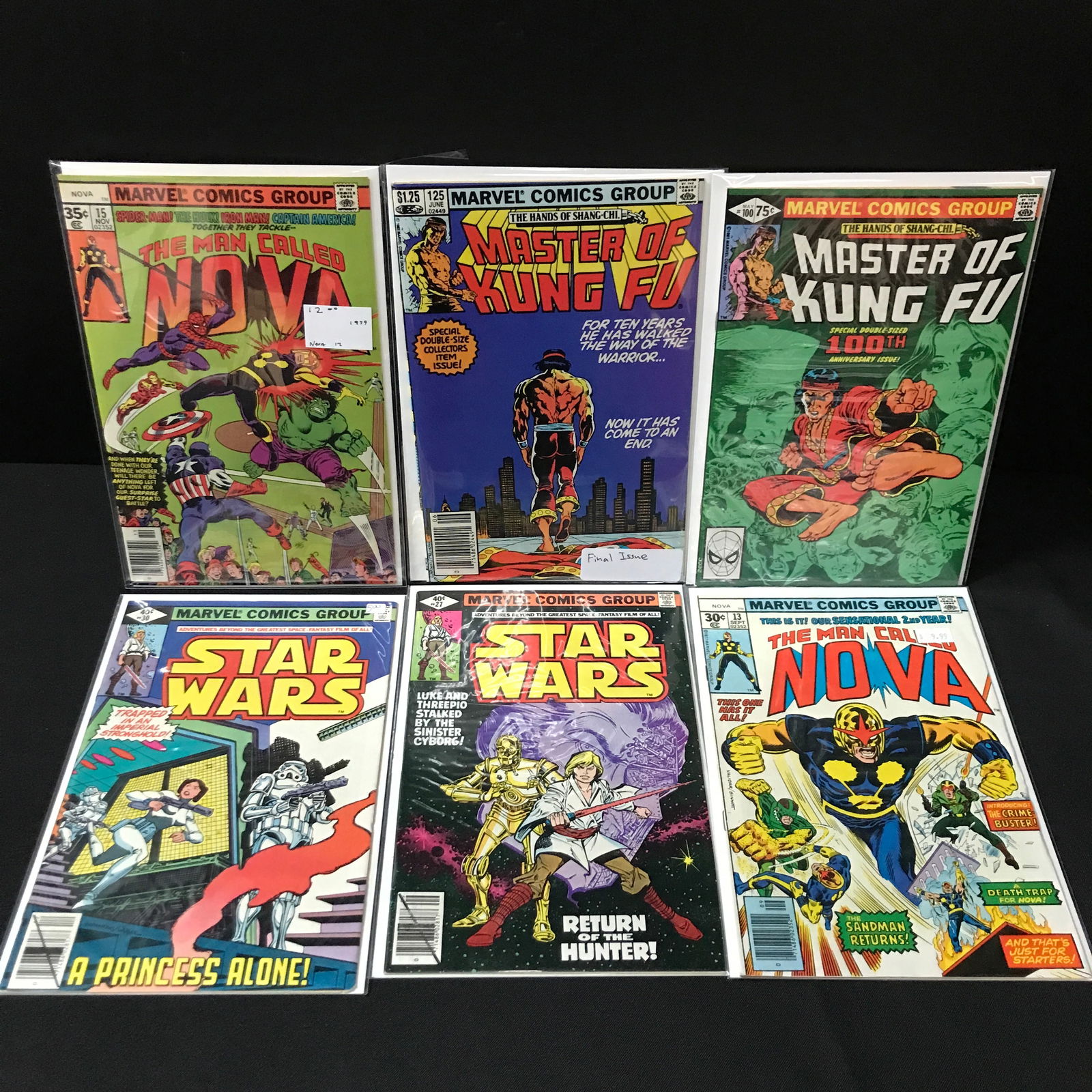 LOT OF 6 MARVEL COMICS - VARIOUS TITLES (1 of 1)