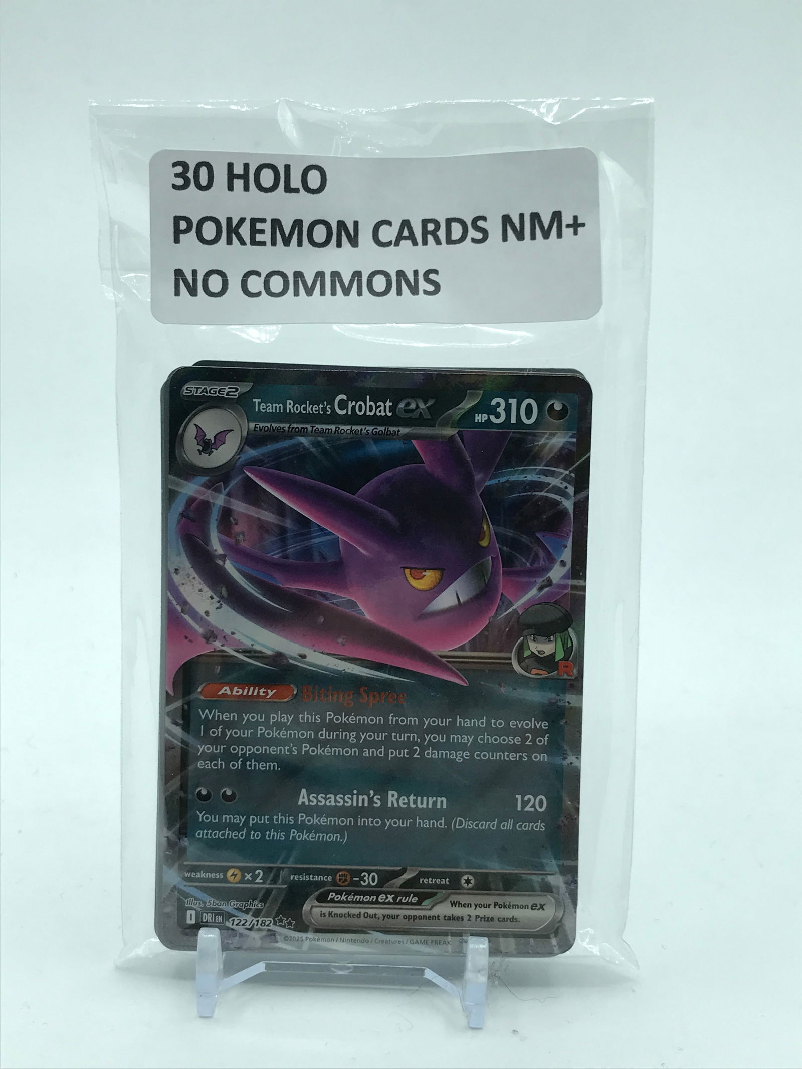 POKEMON TCG 30 HOLO CARDS NM+ NO COMMONS (1 of 1)