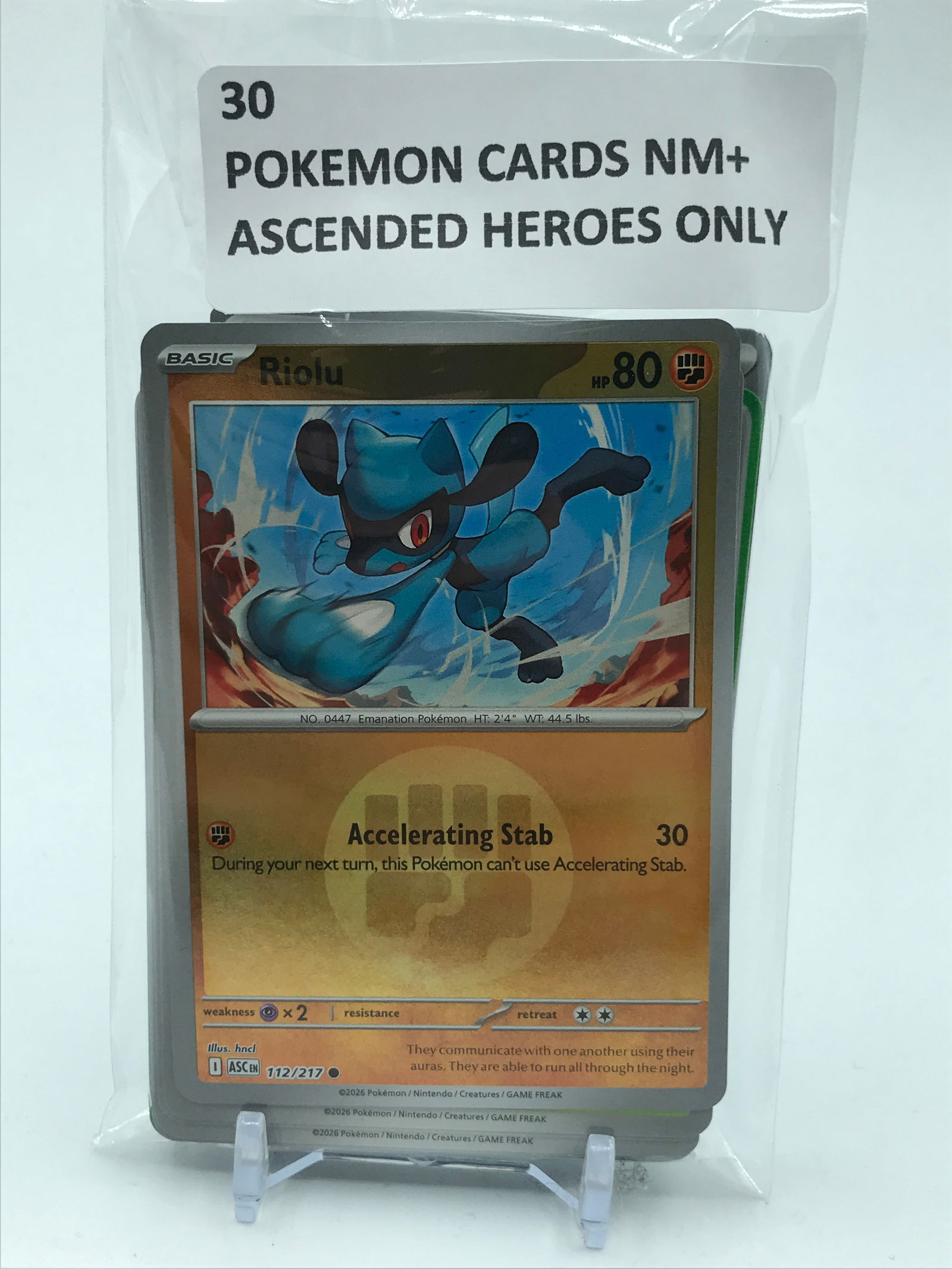 POKEMON TCG 30 ASCENDED HEROES TRADNG CARDS NM+: Prices are in Canadian dollars