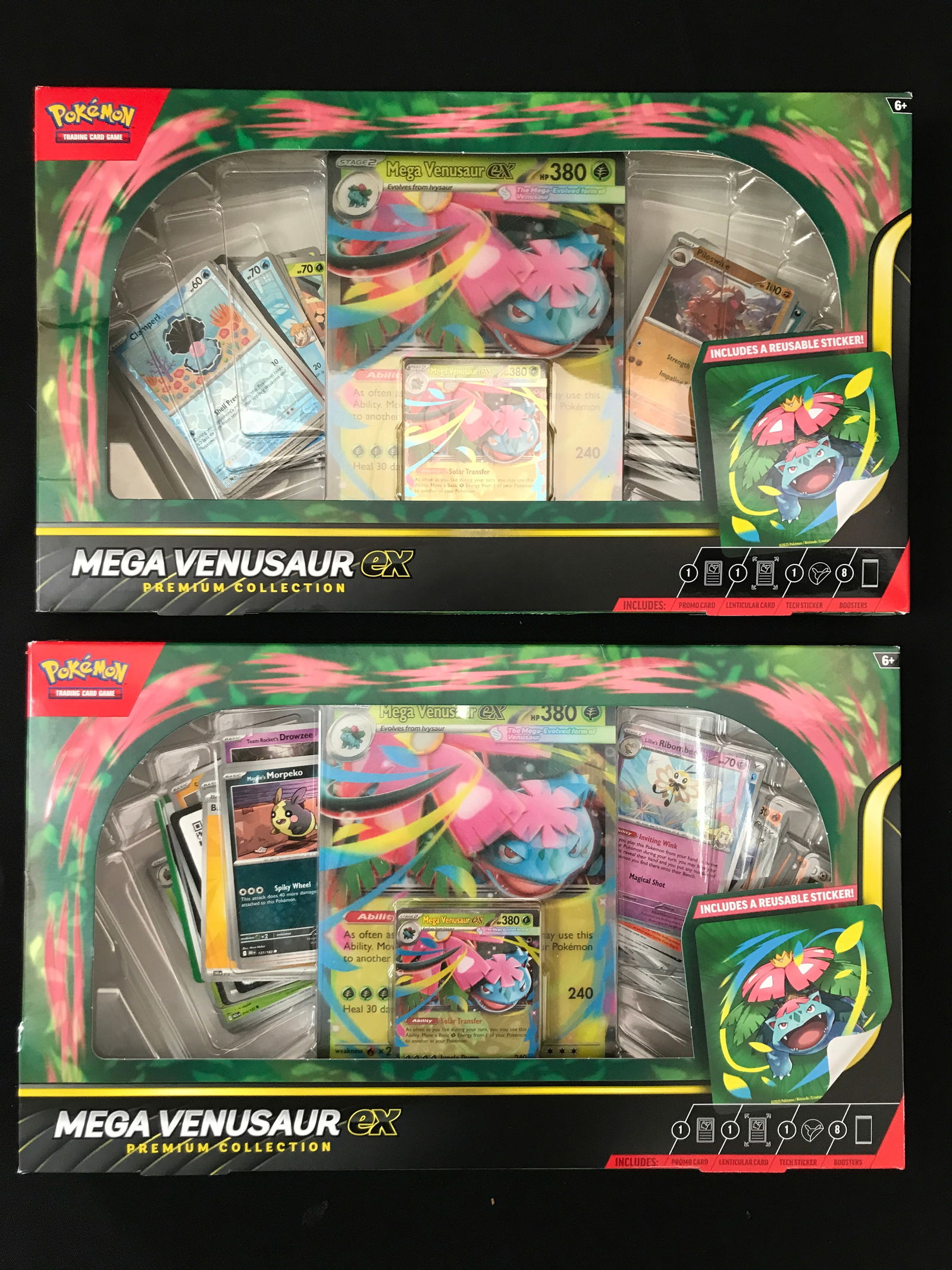 LOT OF 2 POKEMON TCG MEGA VENUSAUR EX PREMIUM COLLECTION BOXES: Prices are in Canadian dollars