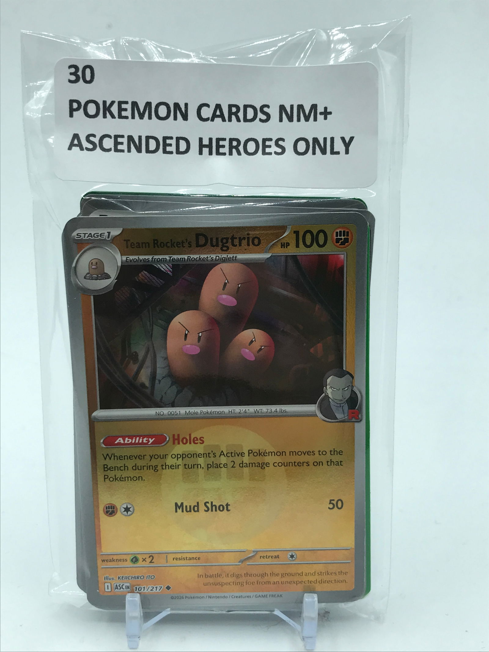 POKEMON TCG 30 ASCENDED HEROES TRADING CARDS NM+: Prices are in Canadian dollars
