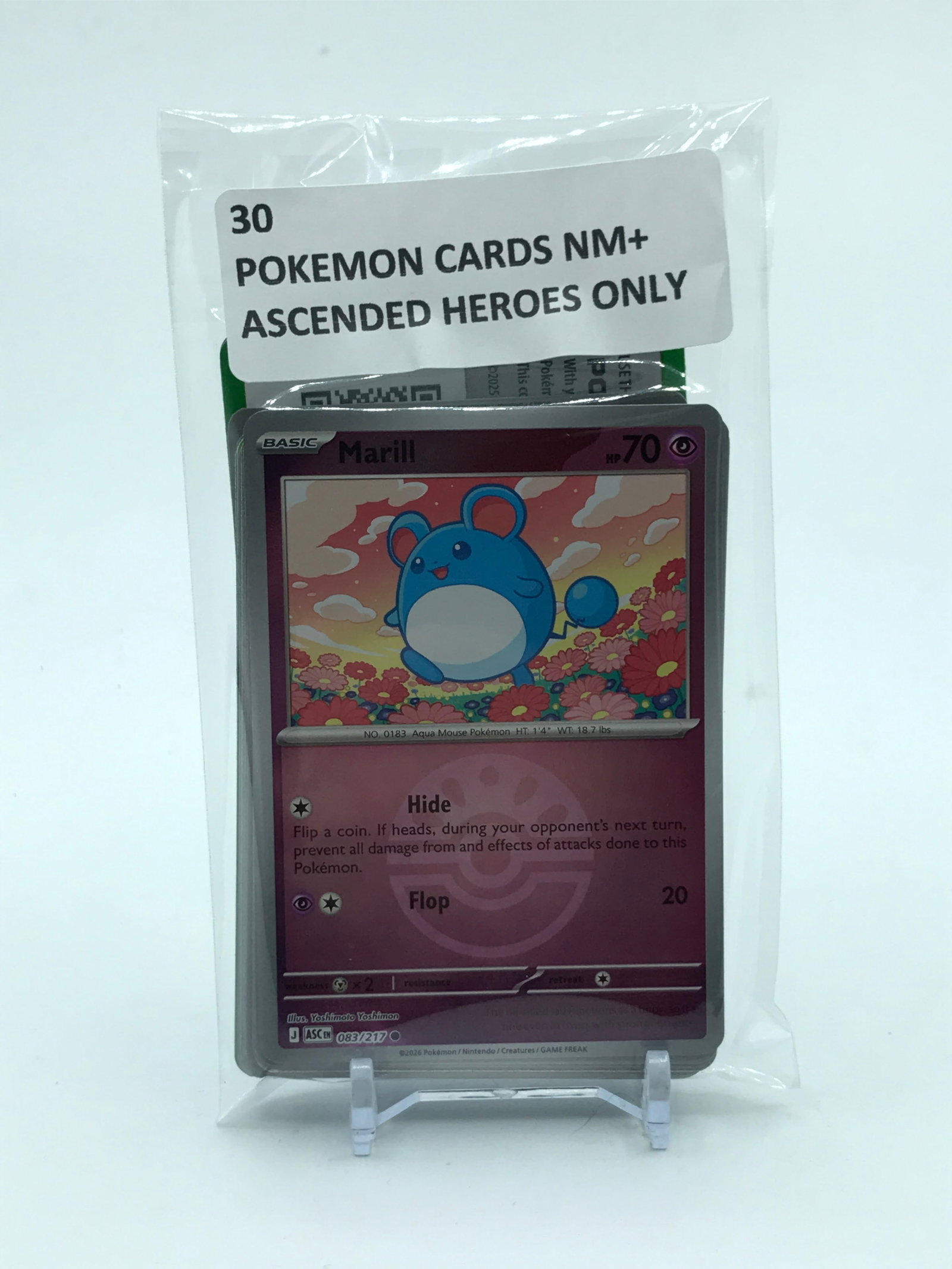 POKEMON TCG 30 ASCENDED HEROES TRADING CARDS NM+: Prices are in Canadian dollars