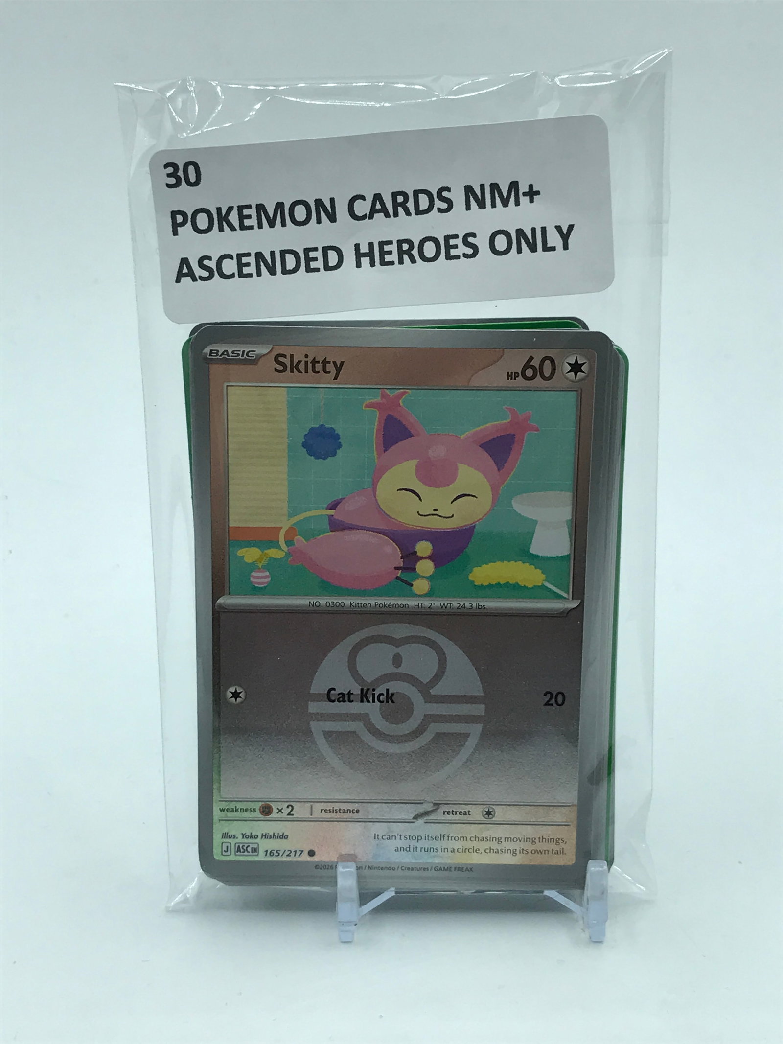 POKEMON TCG 30 ASCENDED HEROES TRADING CARDS NM+: Prices are in Canadian dollars