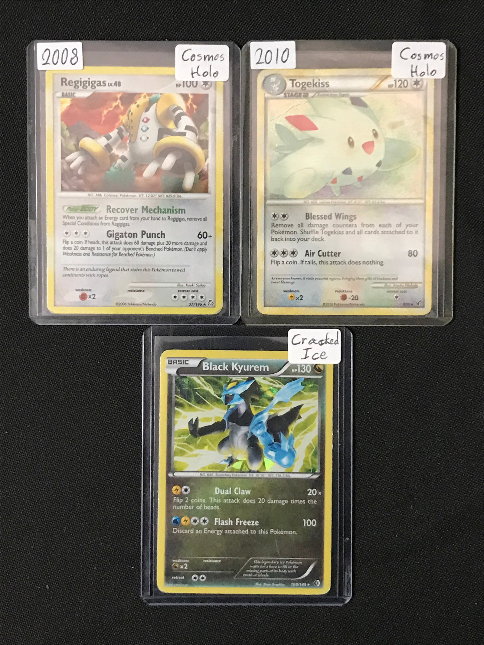 LOT OF 3 POKEMON TCG TRADING CARDS (1 of 1)