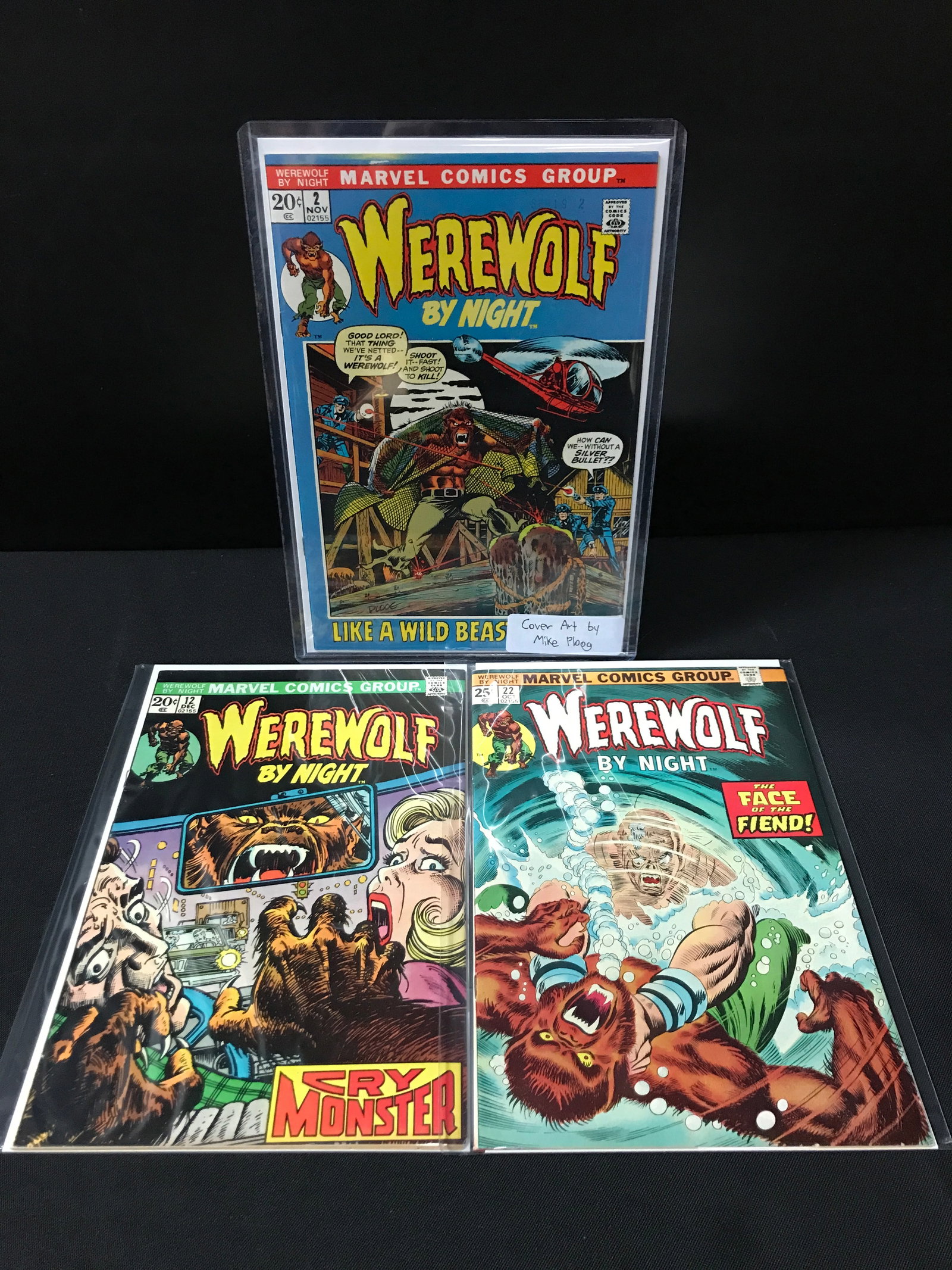 LOT OF 3 WEREWOLF BY NIGHT COMICS - MARVEL COMICS (1 of 1)