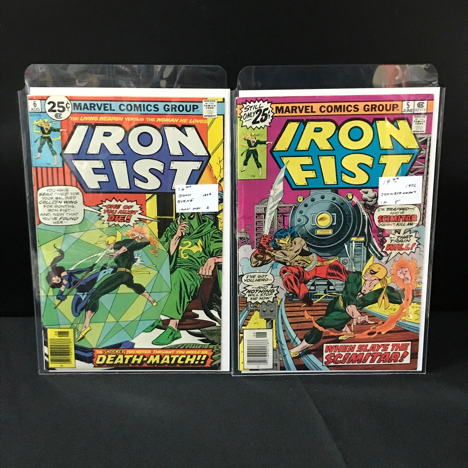 LOT OF 2 IRON FIST COMICS #5-6 - MARVEL COMICS: Prices are in Canadian dollars