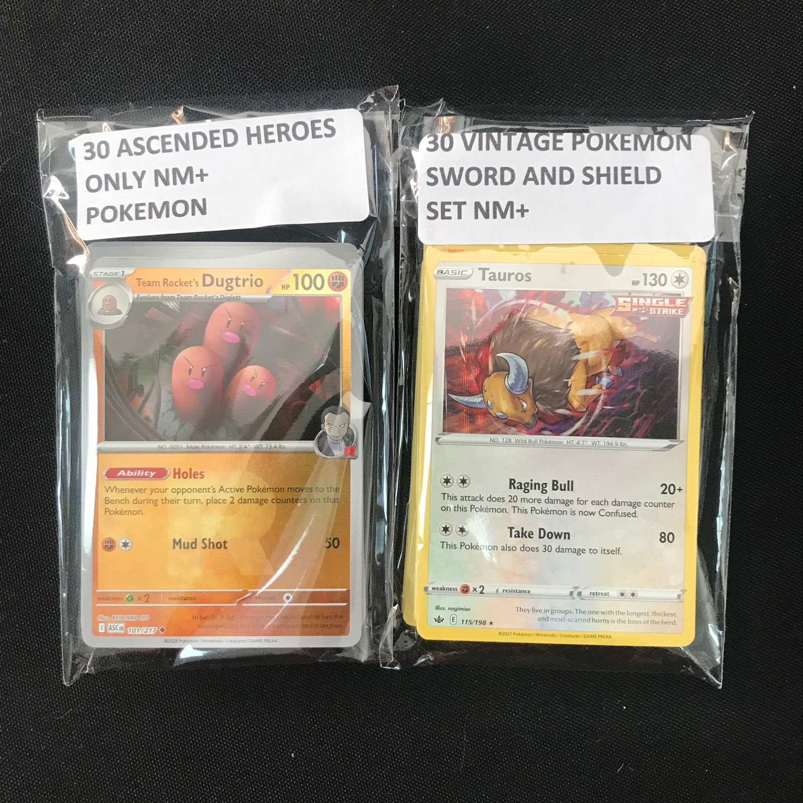 LOT OF 2 POKEMON TCG 30 X 2 ASCENDED HEROES ALL NM+: Prices are in Canadian dollars