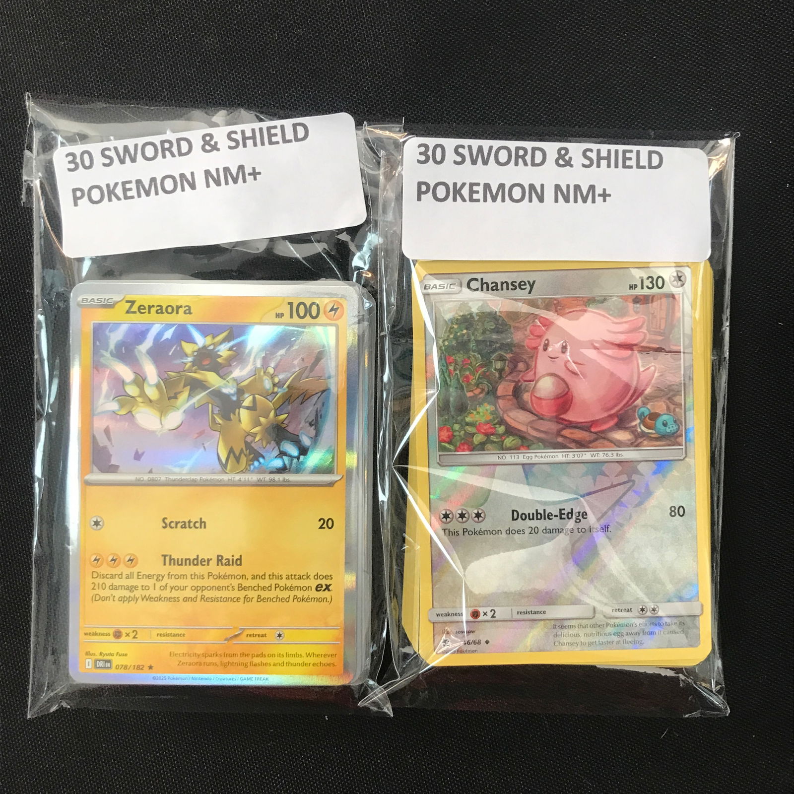 LOT OF 2 POKEMON TCG 30 X 2 SWORD & SHIELD ALL NM+: Prices are in Canadian dollars