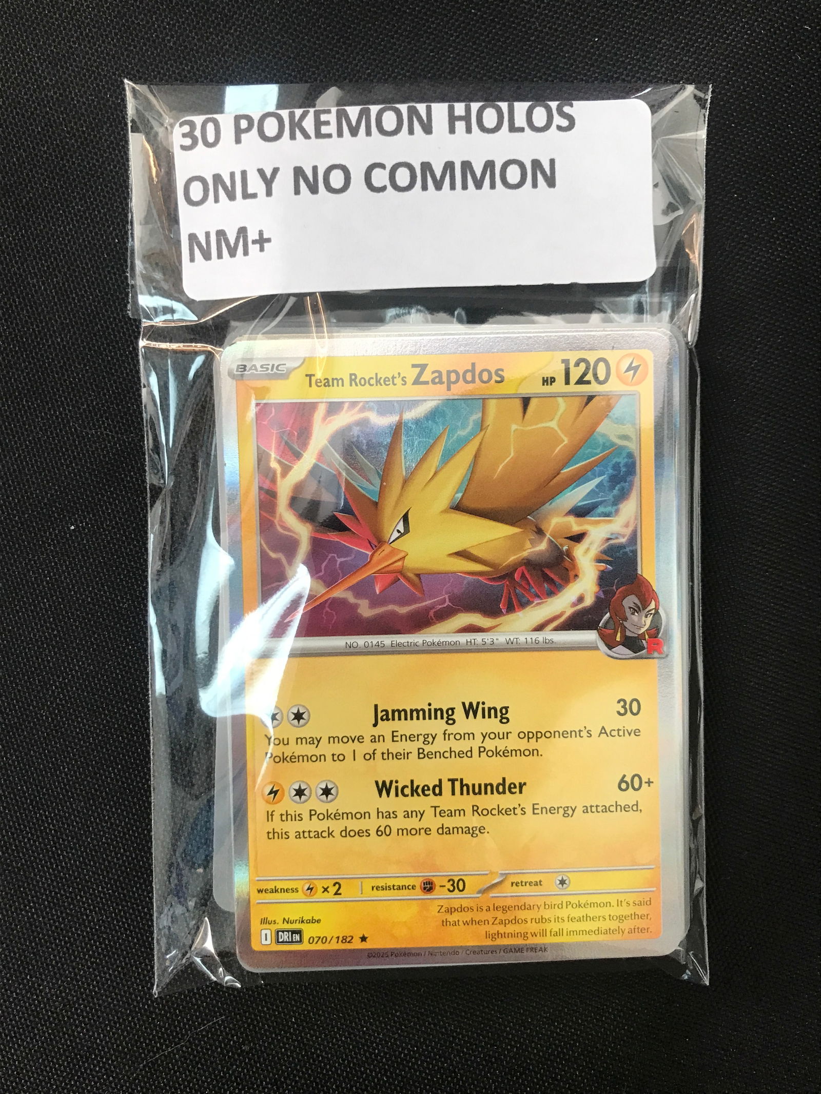 LOT OF POKEMON TCG 30 POKEMON HOLOS NO COMMONS NM+: Prices are in Canadian dollars