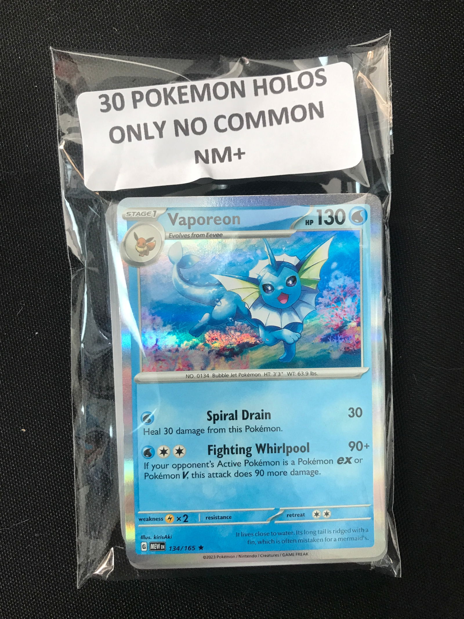 LOT OF POKEMON TCG 30 POKEMON HOLOS NO COMMONS NM+ (1 of 1)