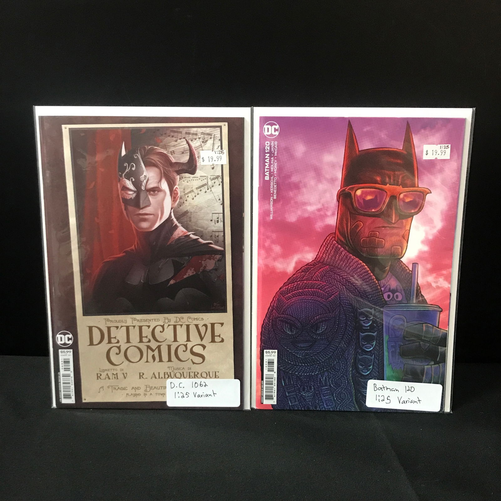 LOT OF 2 DC COMICS 1:25 VARIANTS (1 of 1)