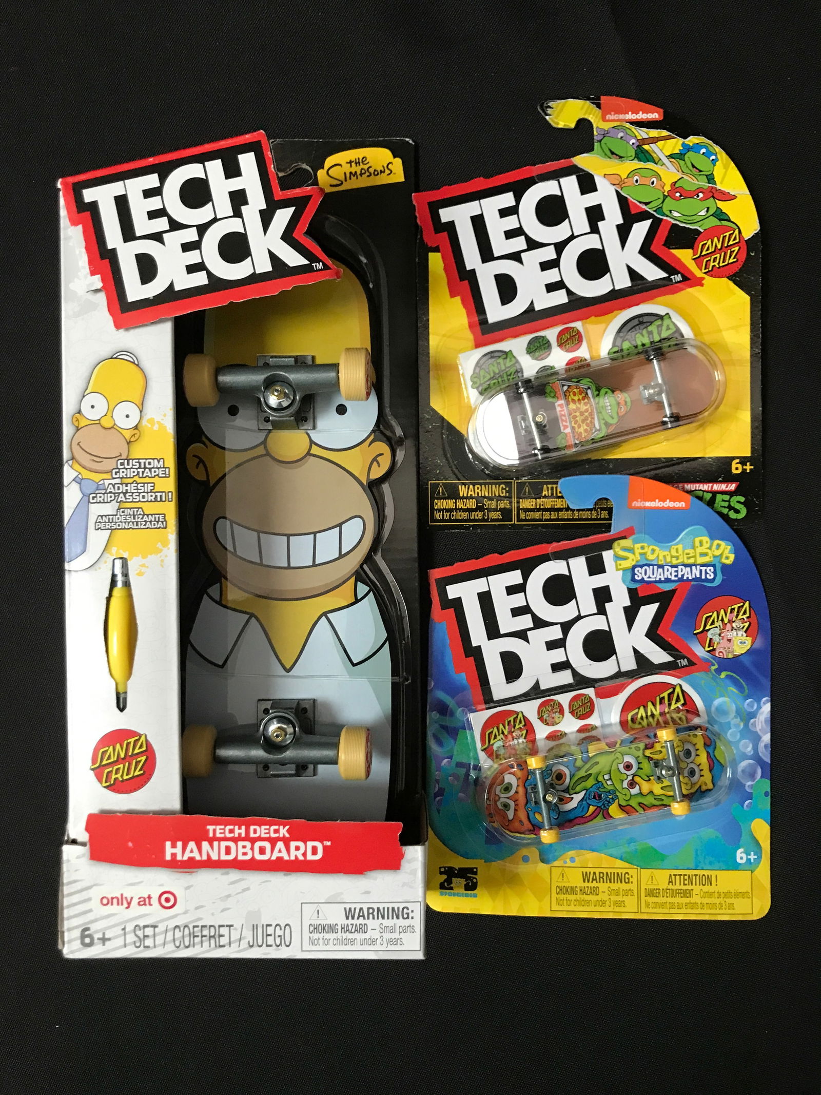 LOT OF 3 TECH DECK TOYS IN ORIGINAL PACKAGING (1 of 1)