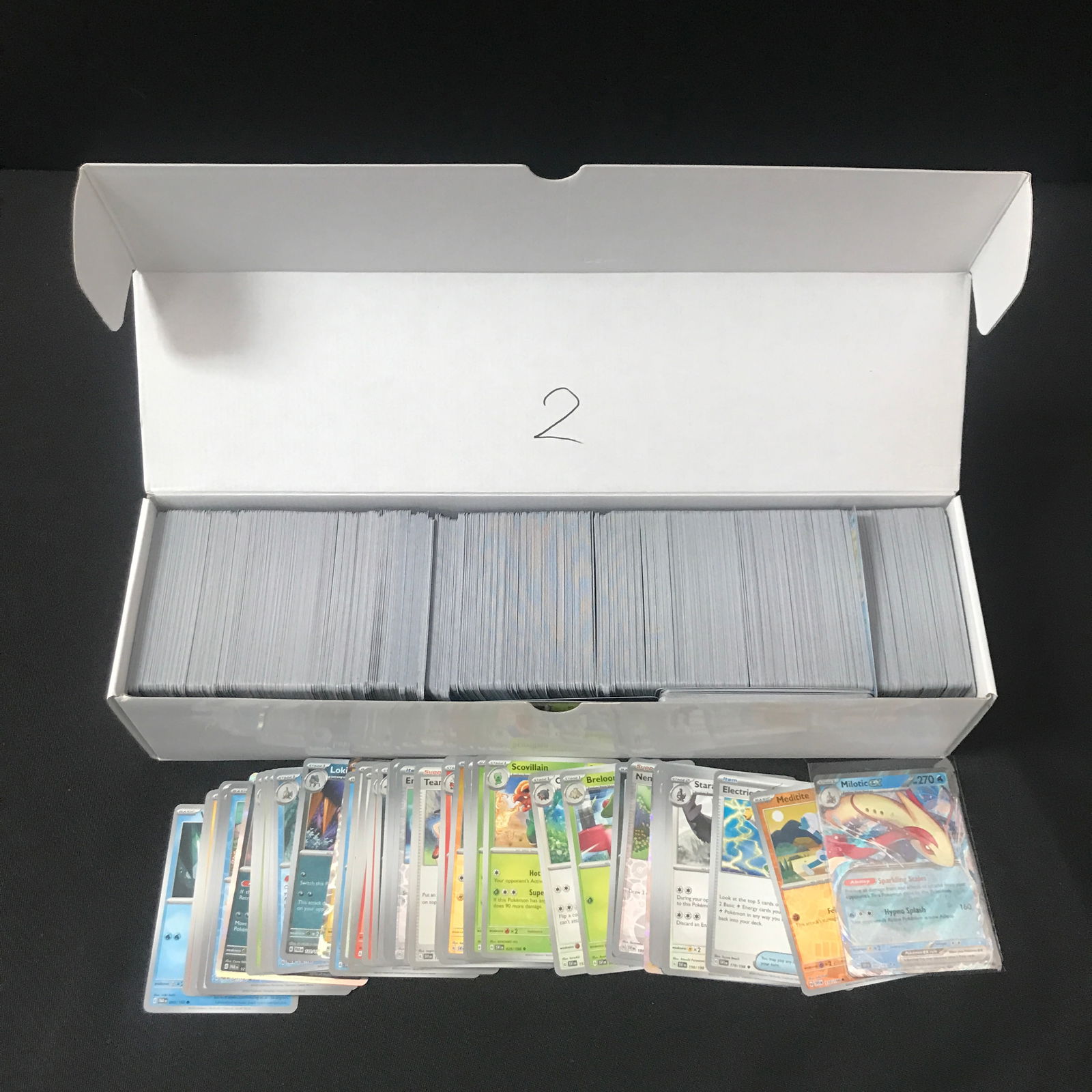 BOX OF POKEMON TCG MIXED TRADING CARDS: Prices are in Canadian dollars