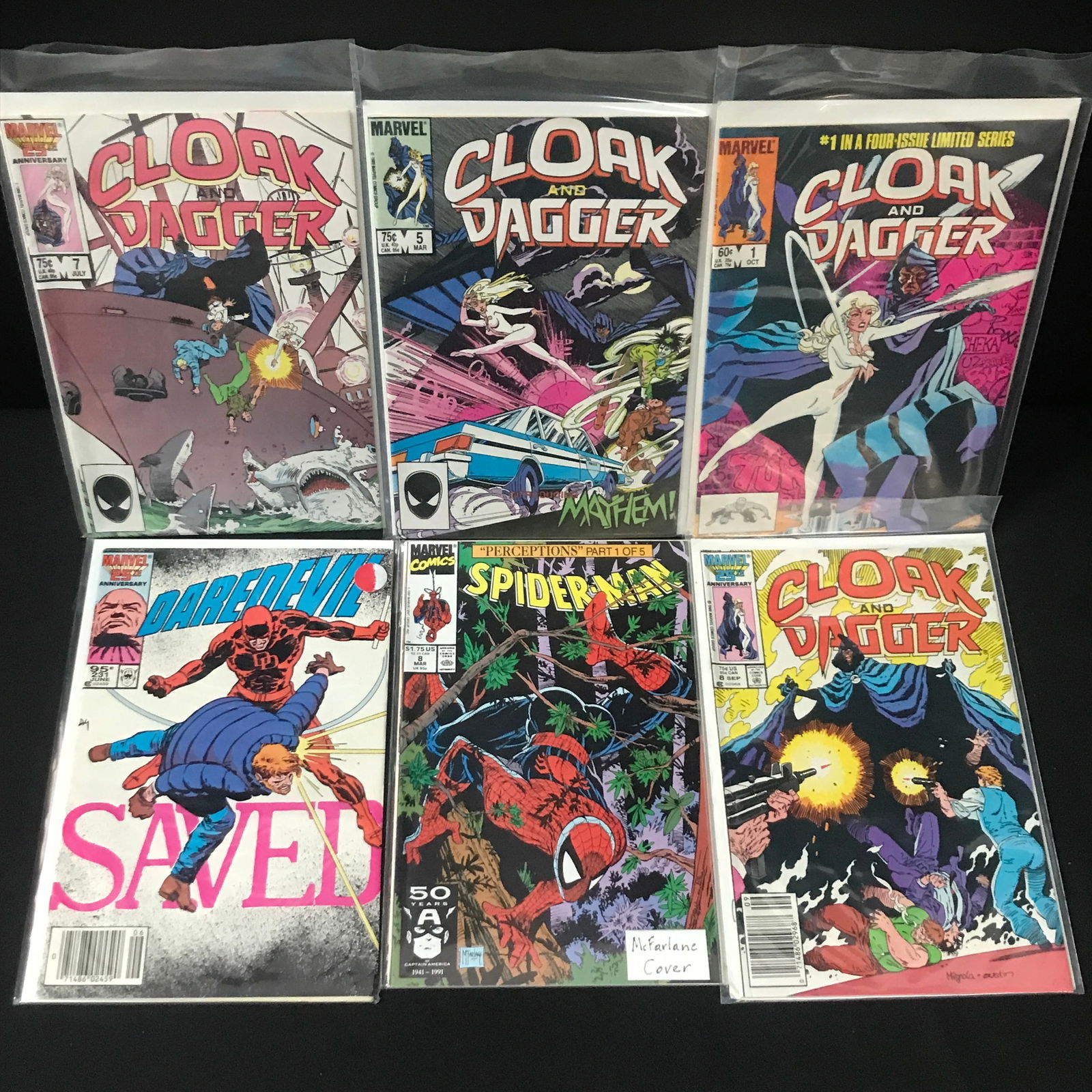 LOT OF 6 MARVEL COMICS - VARIOUS TITLES (1 of 1)