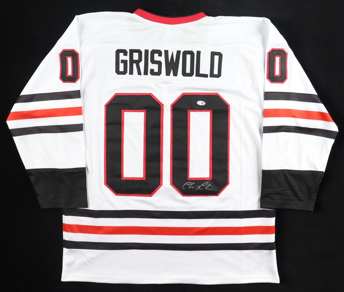 CHEVY CHASE SIGNED GRISWOLD HOCKEY JERSEY - JSA COA (1 of 3)