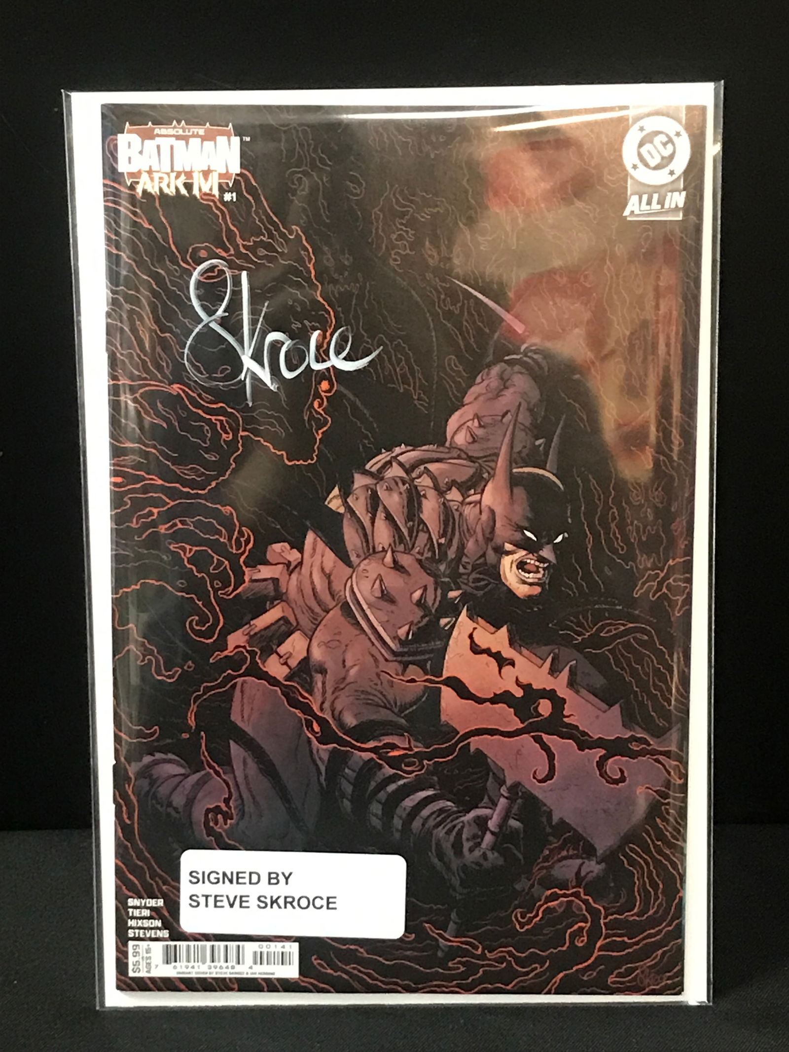 ABSOLUTE BATMAN ARK M #1 SIGNED BY STEVE SKROCE - DC COMICS (1 of 2)