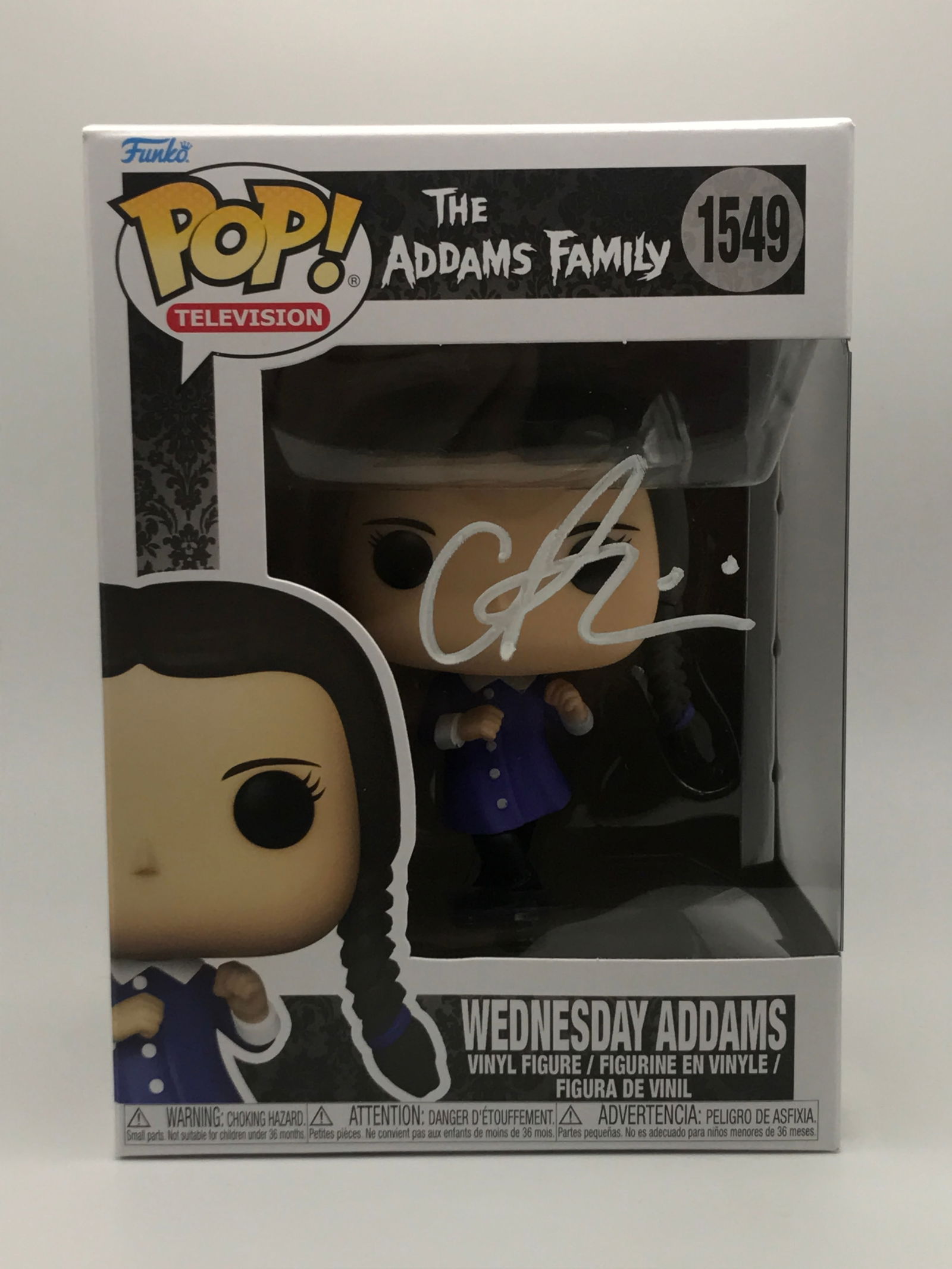 CHRISTINA RICCI SIGNED WEDNESDAY ADDAMS FUNKO POP - WWOC COA: Prices are in Canadian dollars