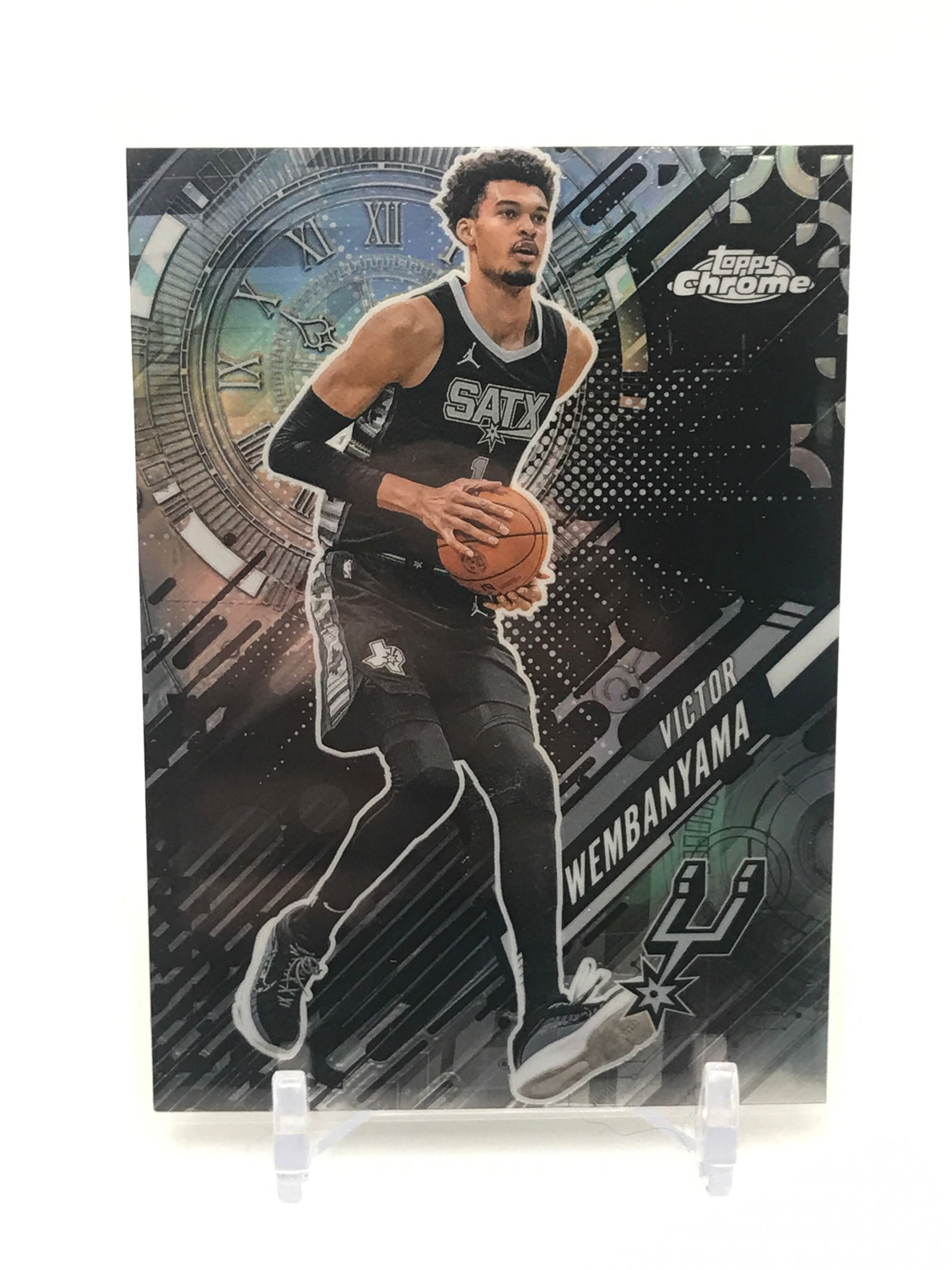 2025 TOPPS CHROME VICTOR WEMBANYAMA BASKETBALL TRADING CARD: Prices are in Canadian dollars