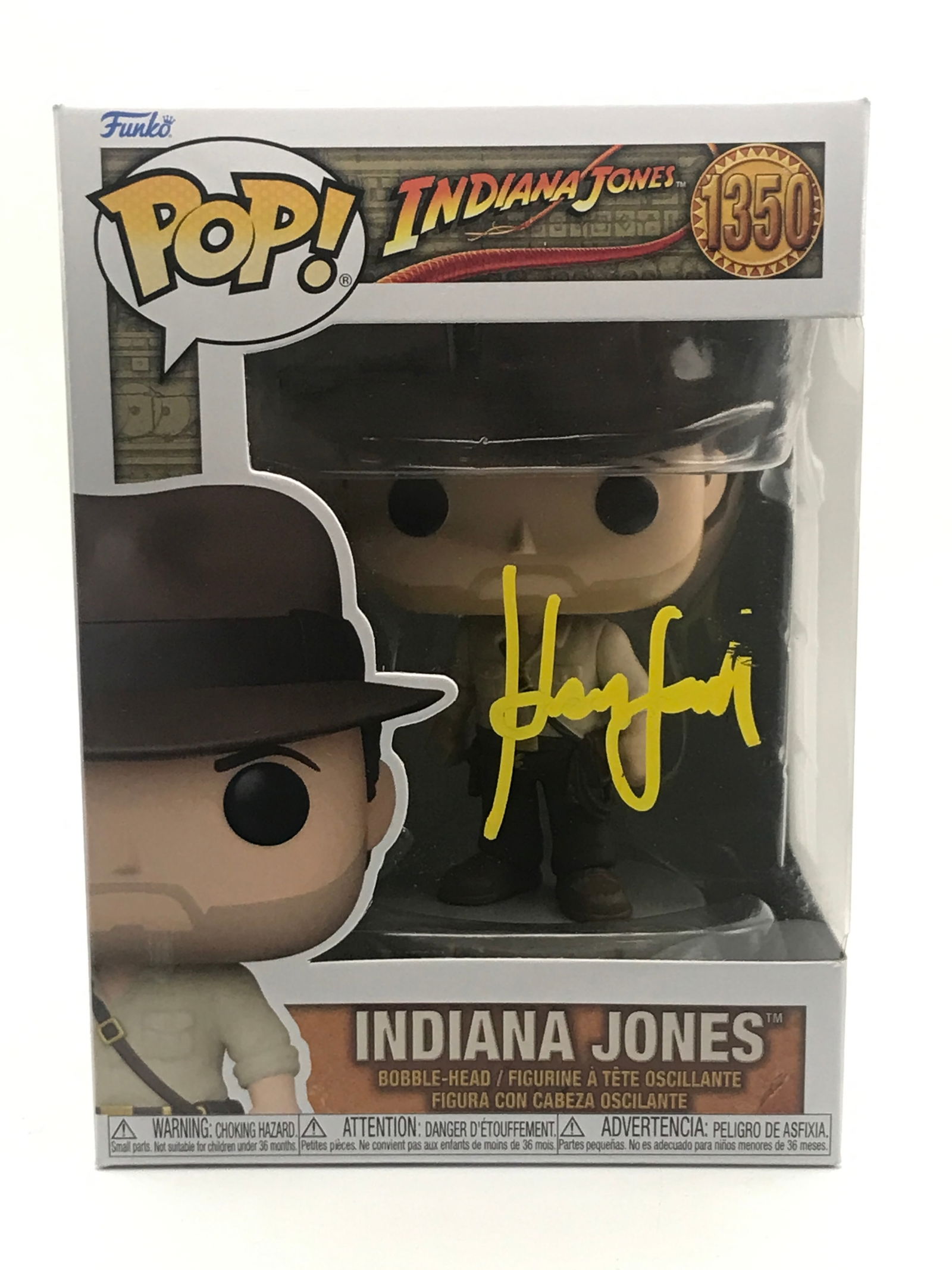 HARRISON FORD SIGNED INDIANA JONES FUNKO POP - KB COA (1 of 2)