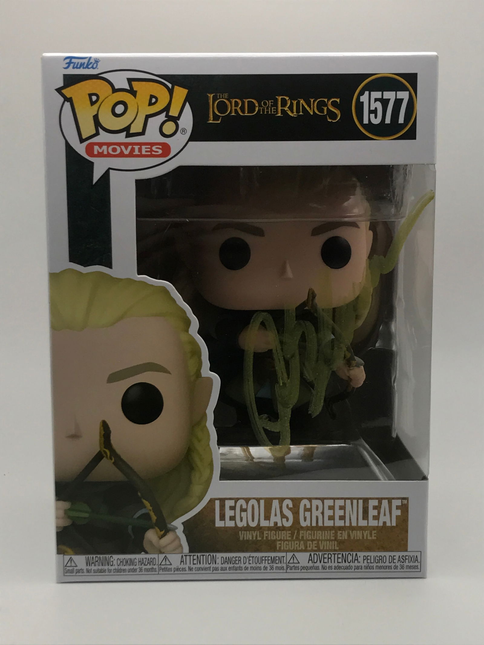 ORLANDO BLOOM SIGNED LORD OF THE RINGS LEGOLAS FUNKO POP - WWOC COA: Prices are in Canadian dollars