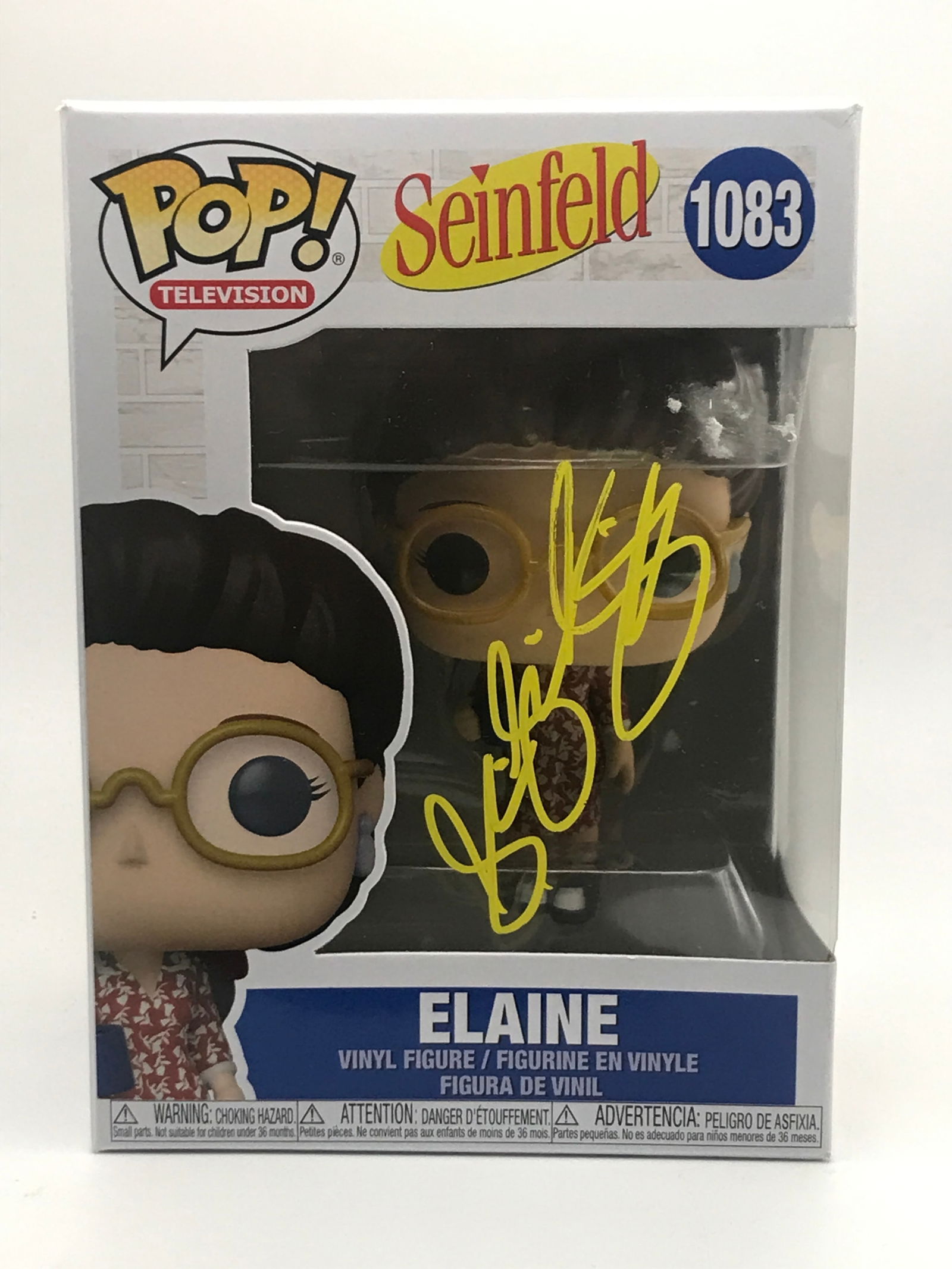 JULIE LOUIS DREYFUS SIGNED ELAINE SEINFELD FUNKO POP - KB COA: Prices are in Canadian dollars
