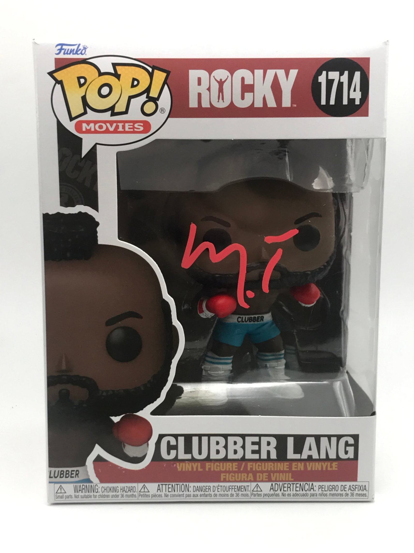 MR. T SIGNED CLUBBER LANG FUNKO POP - WWOC COA: Prices are in Canadian dollars