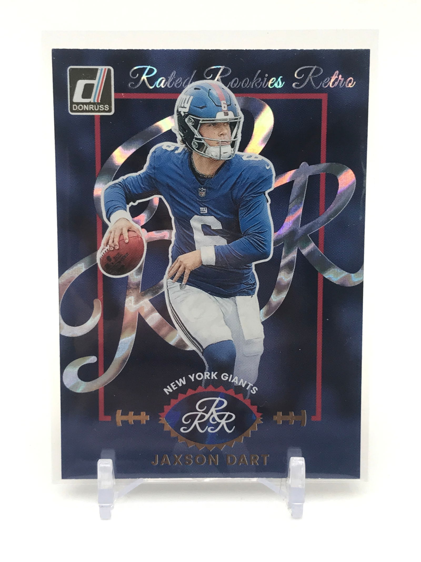 2025 PANINI DONRUSS JAXSON DART RATED ROOKIES RETRO TRADING CARD: Prices are in Canadian dollars