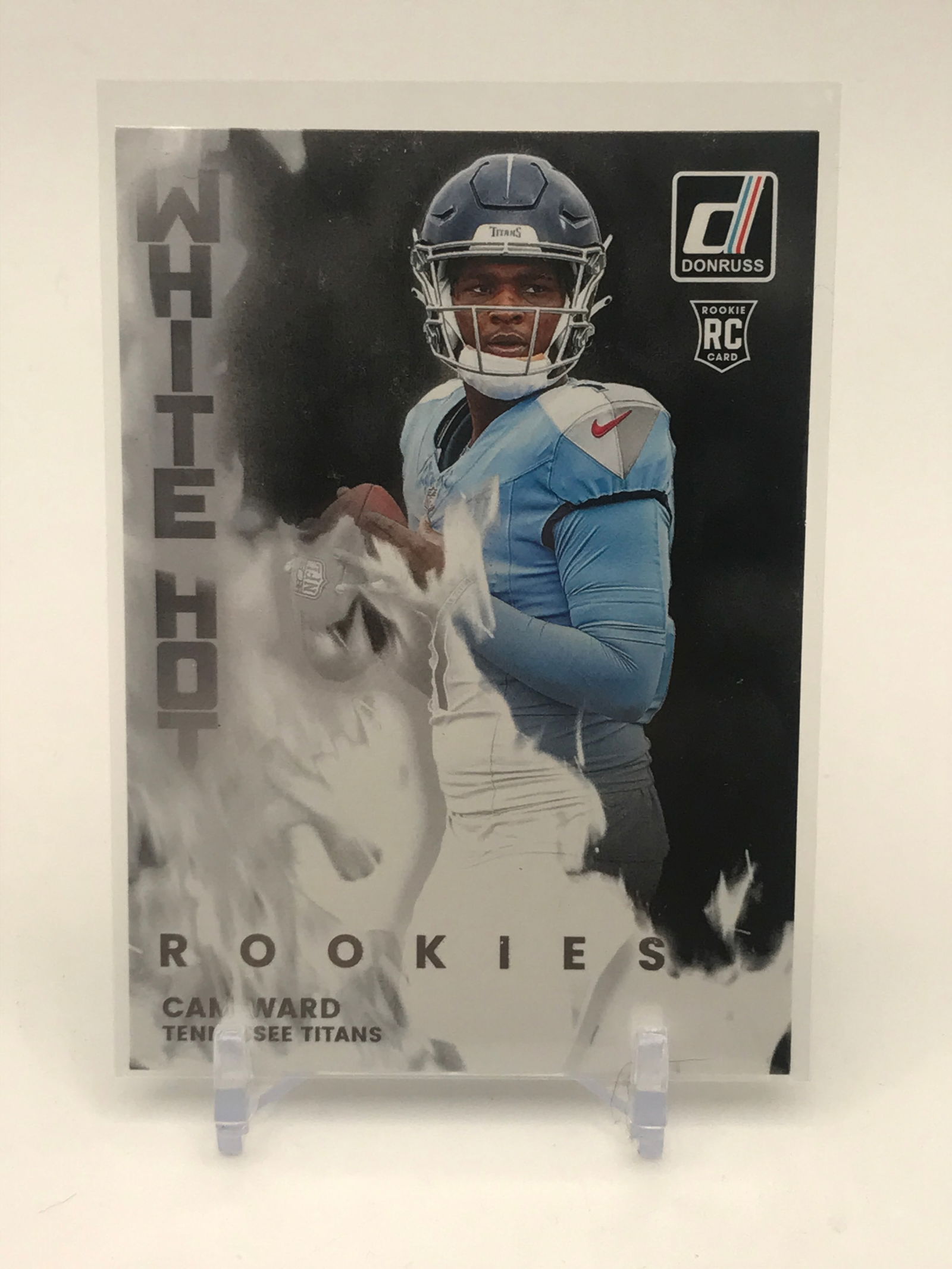 2025 PANINI DONRUSS CAM WARD WHITE HOT ROOKIE TRADING CARD: Prices are in Canadian dollars