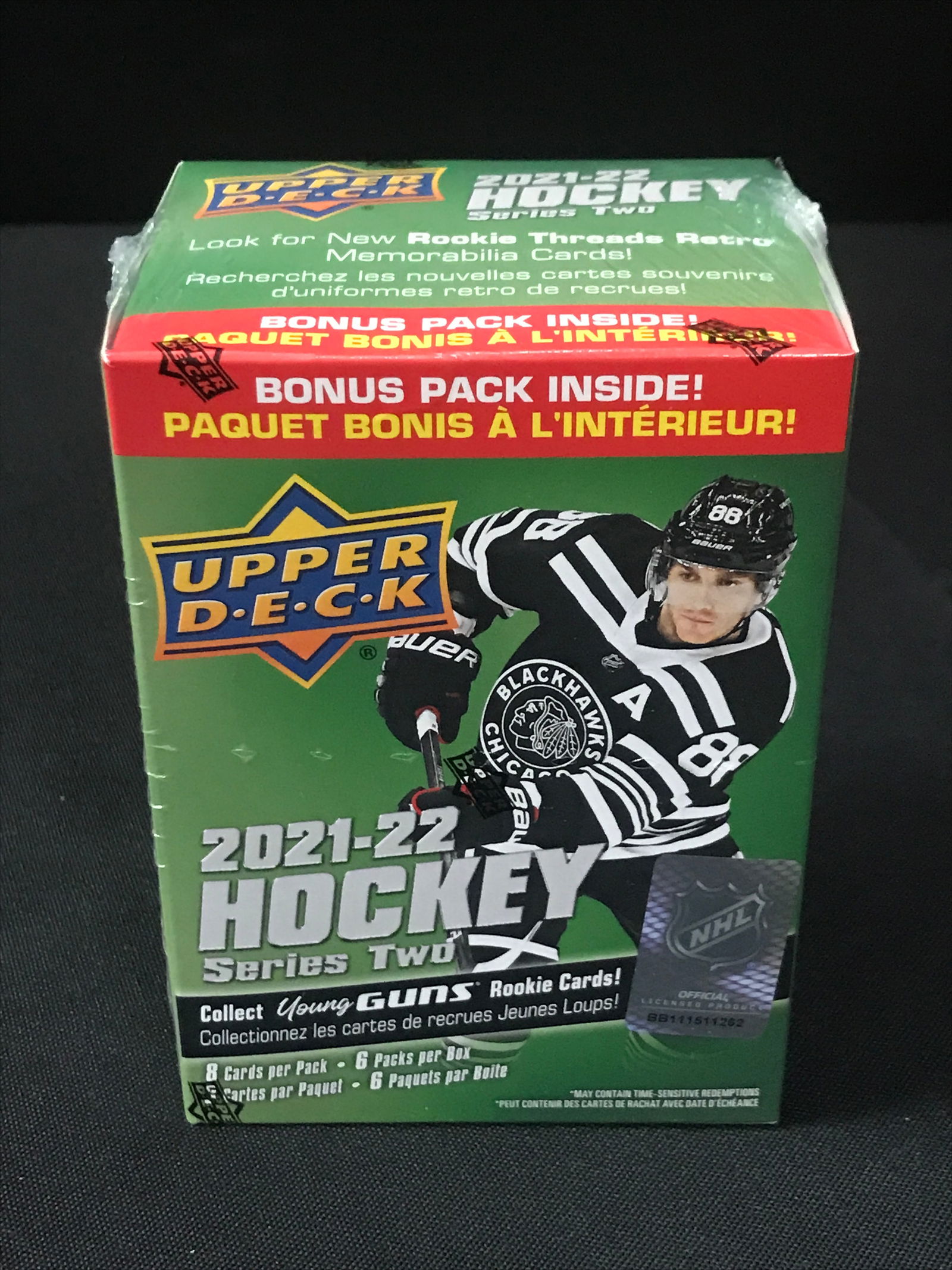 2021-22 UPPER DECK HOCKEY SERIES TWO SEALED TRADING CARDS BOX (1 of 1)