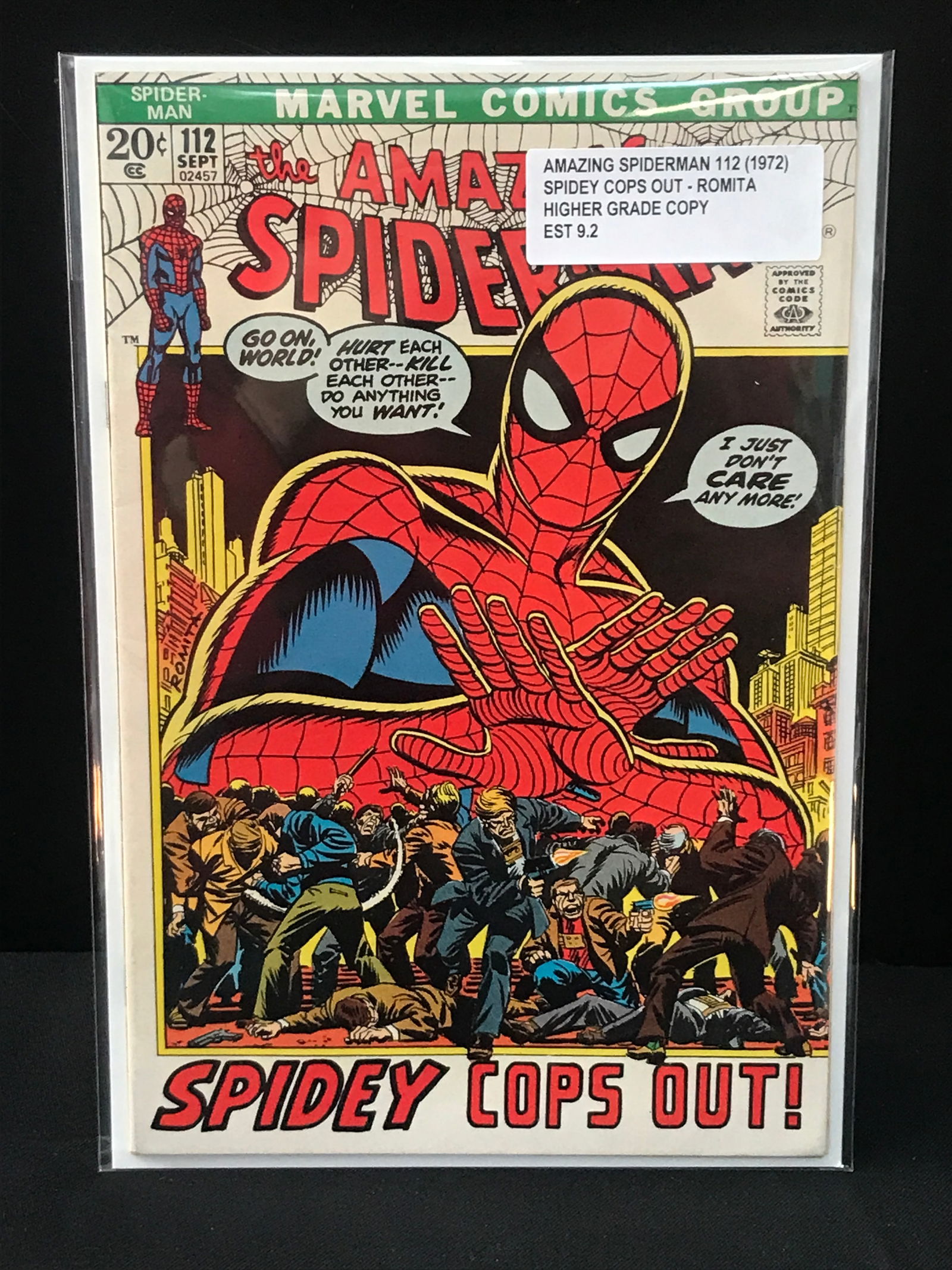 AMAZING SPIDERMAN #112 (1972) - MARVEL COMICS (1 of 1)