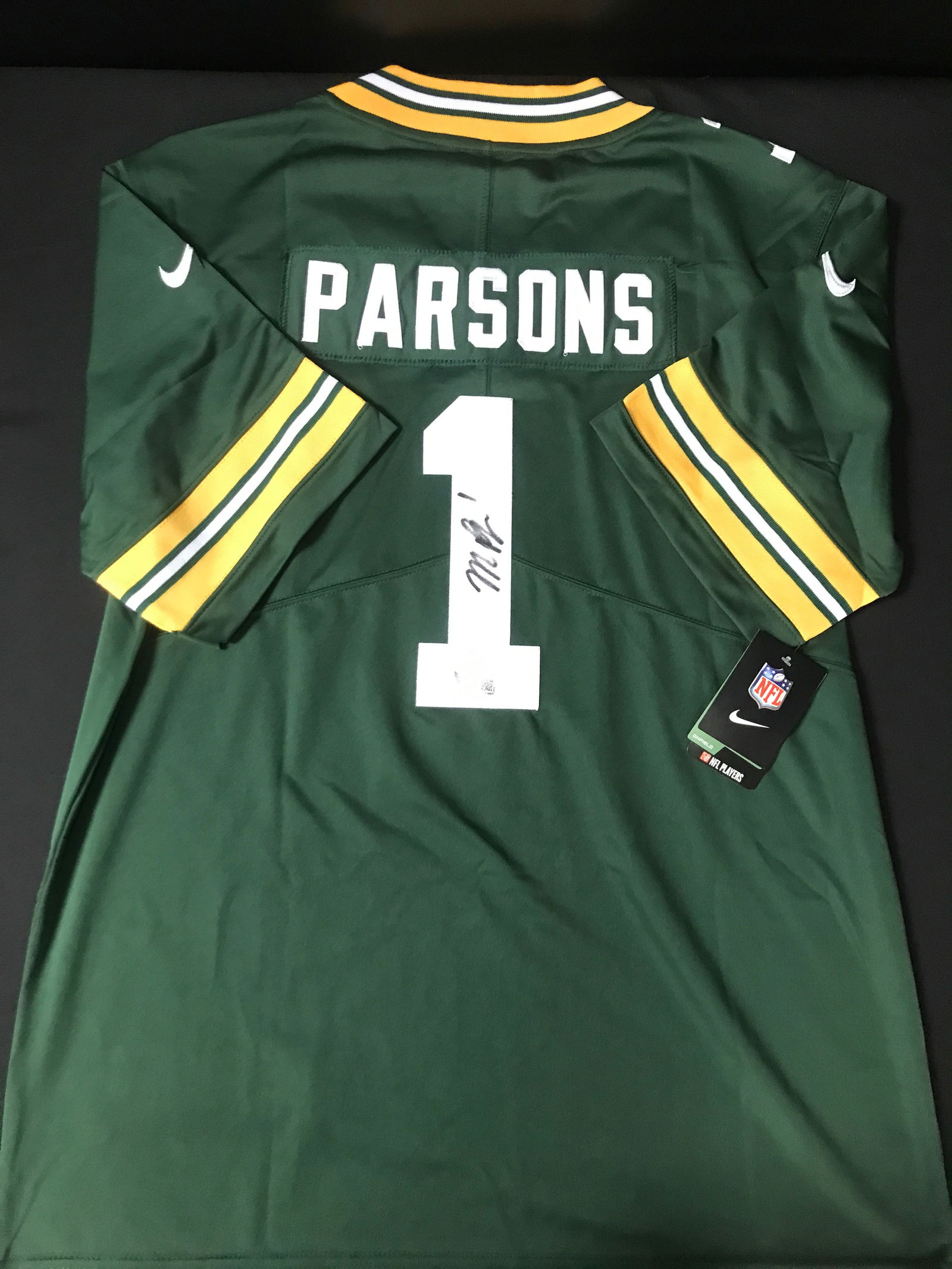 MICAH PARSONS SIGNED Green Bay PACKERS CUSTOM JERSEY - ACE COA (1 of 3)