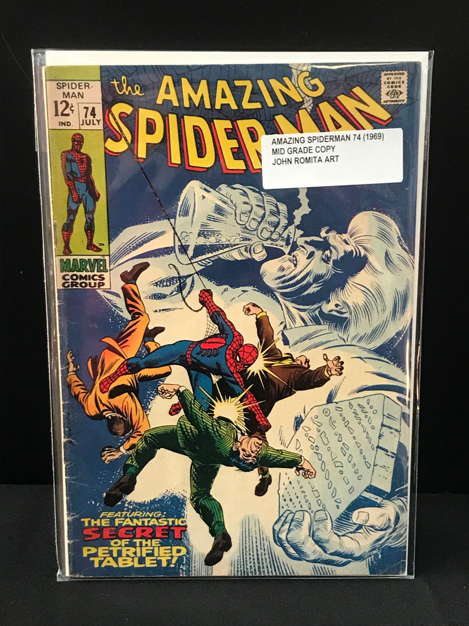 THE AMAZING SPIDERMAN #74 (1969) - MARVEL COMICS (1 of 1)