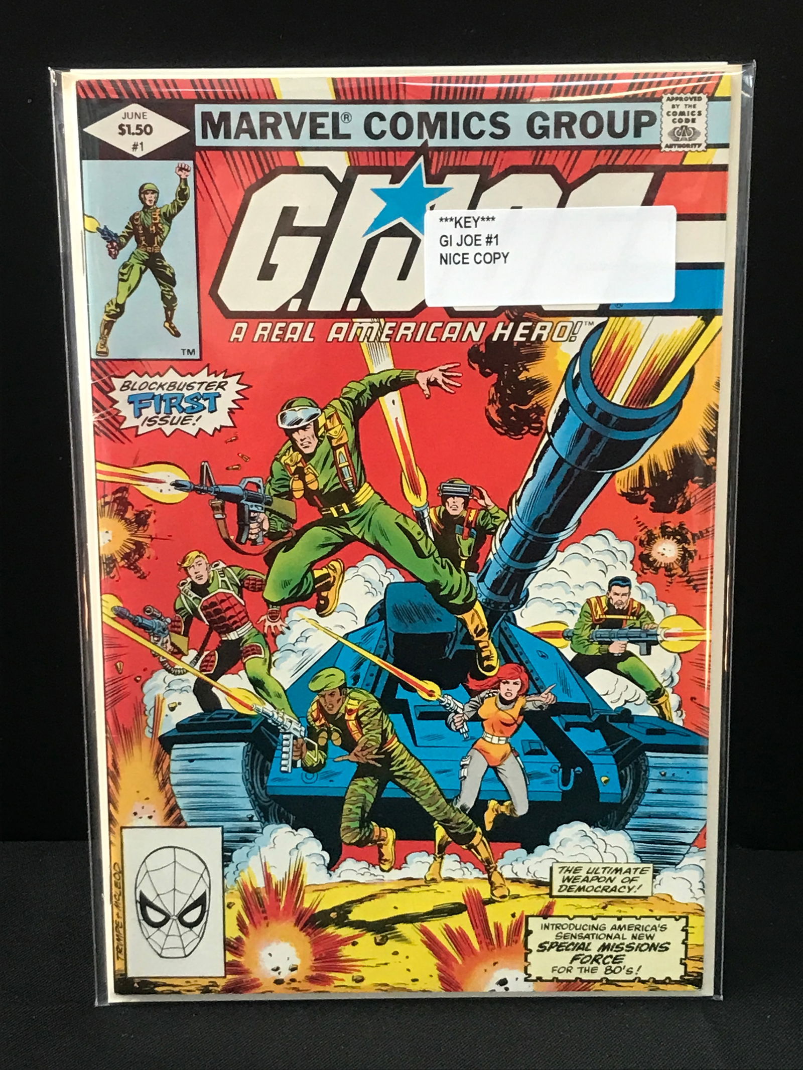 G.I JOE #1 - MARVEL COMICS (1 of 1)