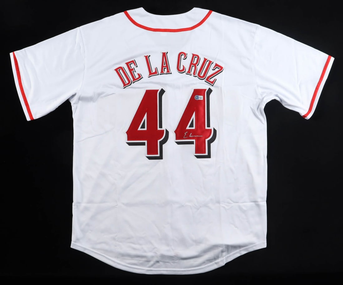ELLY DE LA CRUZ SIGNED CINCINNATI REDS JERSEY - BECKETT COA (1 of 3)