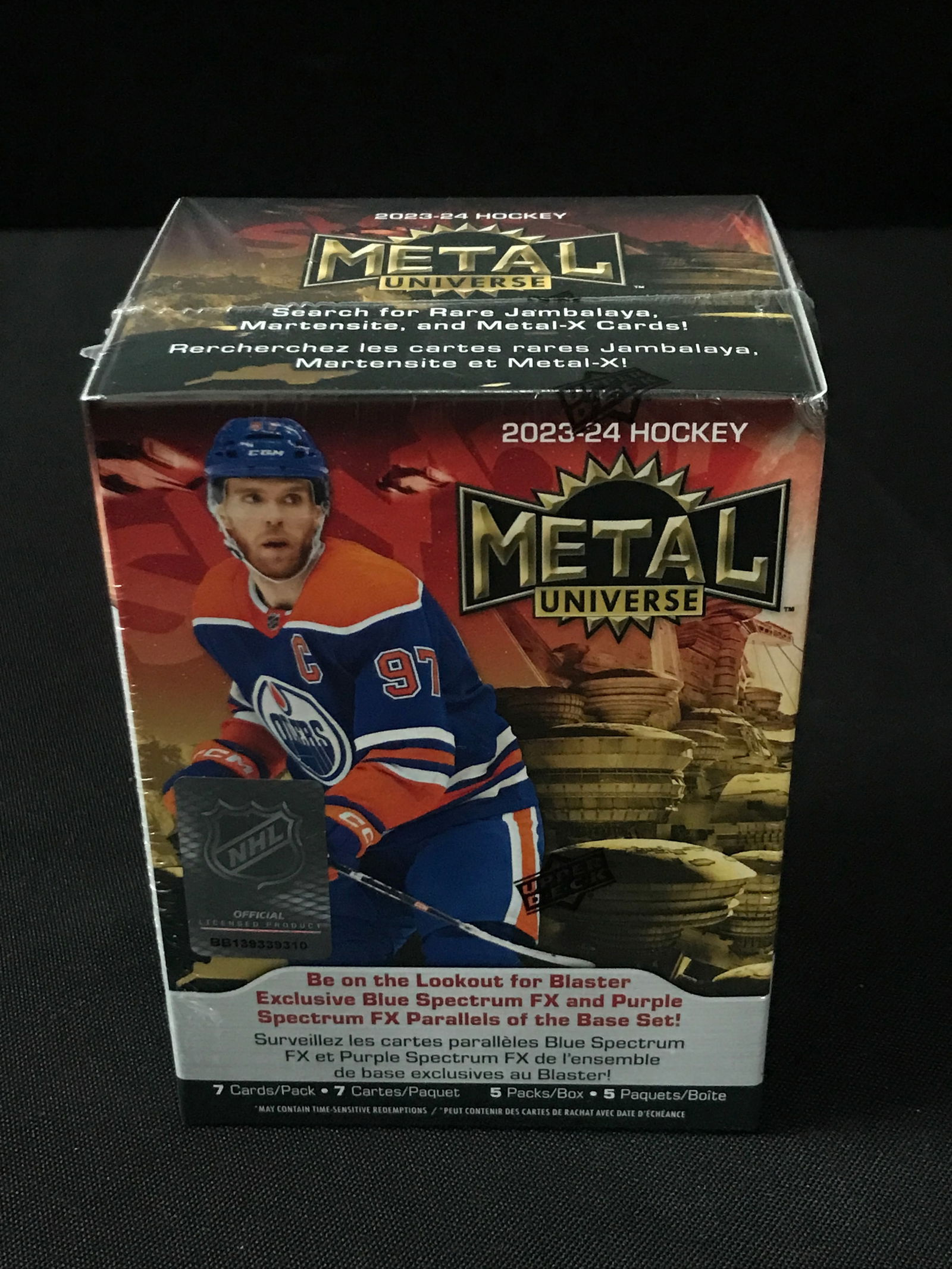 2023-24 UPPER DECK METAL UNIVERSE SEALED TRADING CARDS BOX (1 of 1)