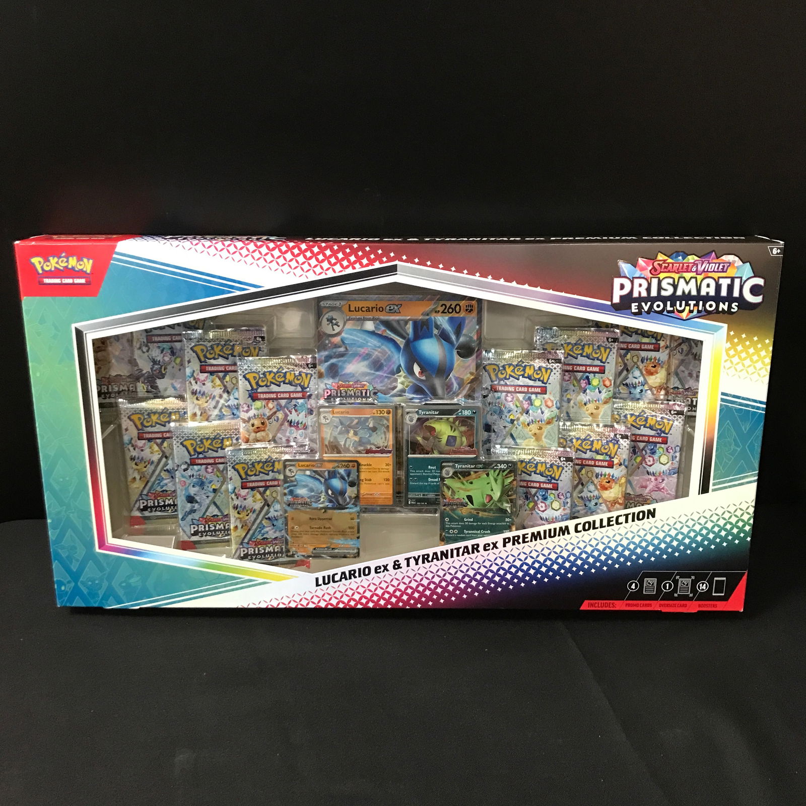 POKEMON TCG SCARLET & VIOLET PRISMATIC EVOLUTION PREMIUM COLLECTION TRADING CARD BOX: Prices are in Canadian dollars