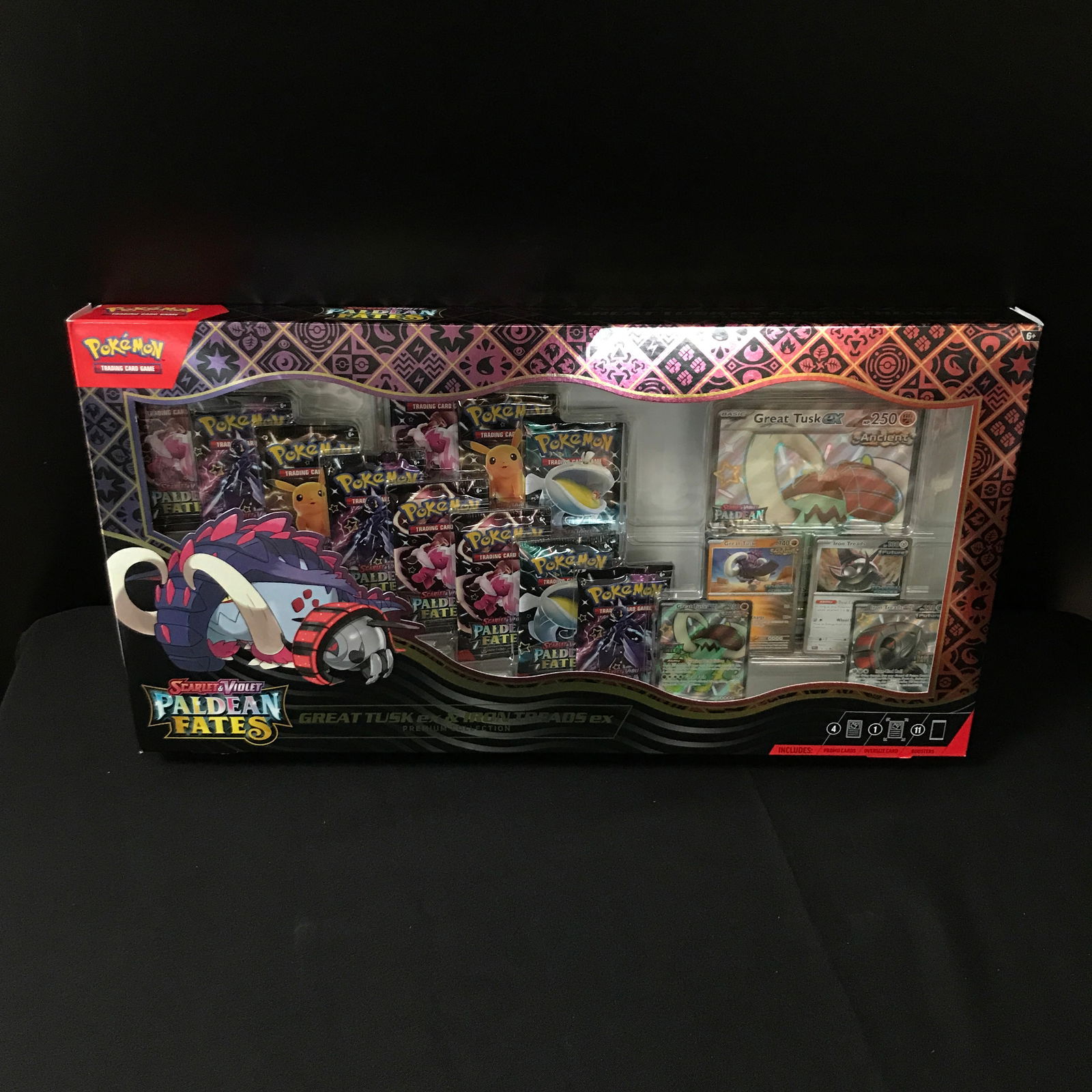 POKEMON TCG SCARLET & VIOLET PALDEAN FATES GREAT TUSK EX BOX - SEALED: Prices are in Canadian dollars