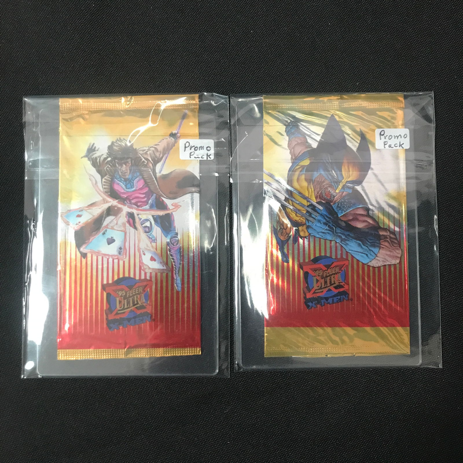 LOT OF 2 '95 FLEER X0MEN SEALED PROMO PACKS (1 of 2)