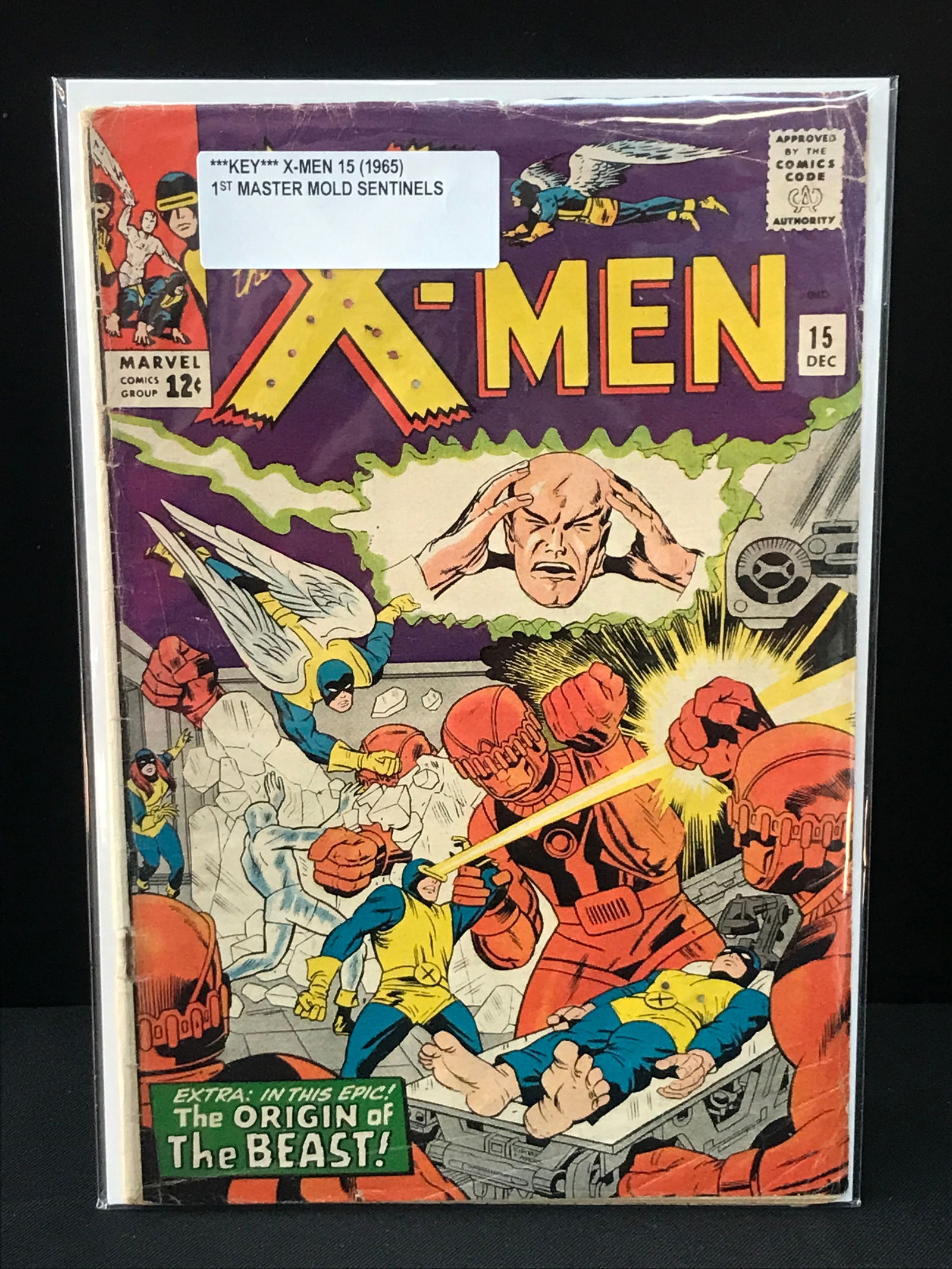 X-MEN #15 1ST MASTER MOLD SENTINELS - MARVEL COMICS (1 of 1)
