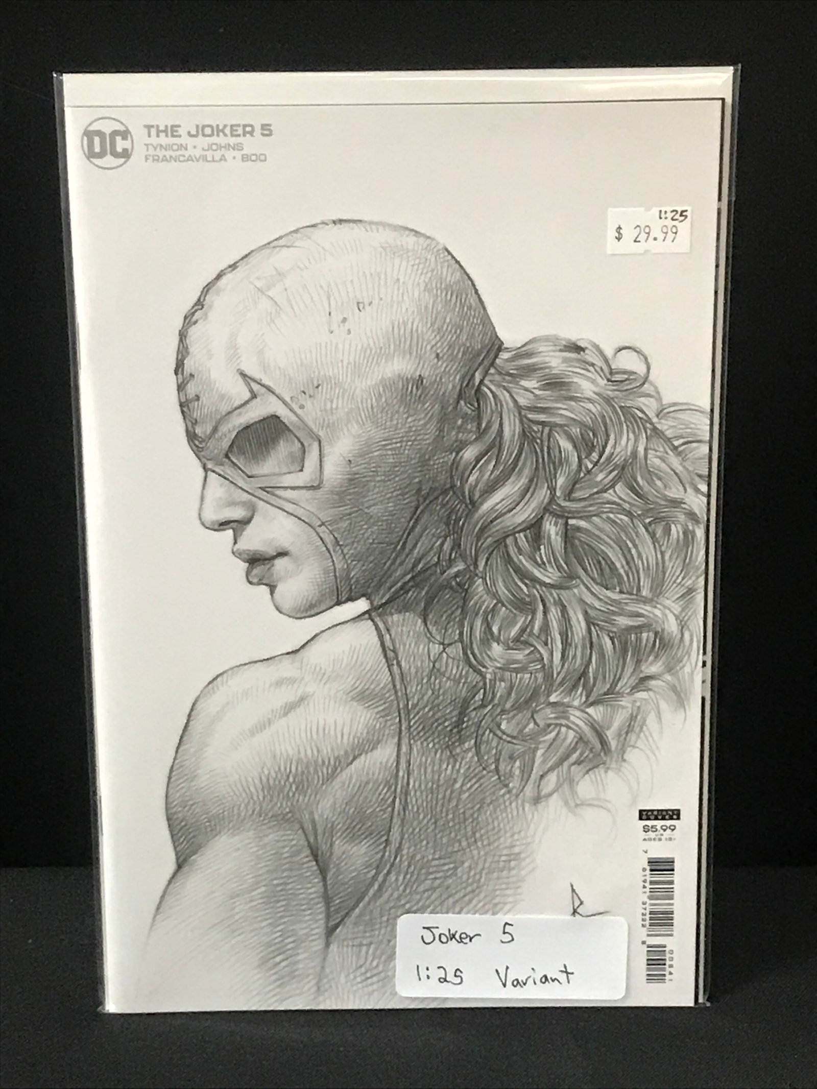 THE JOKER 5 1:25 VARIANT - DC COMICS: Prices are in Canadian dollars