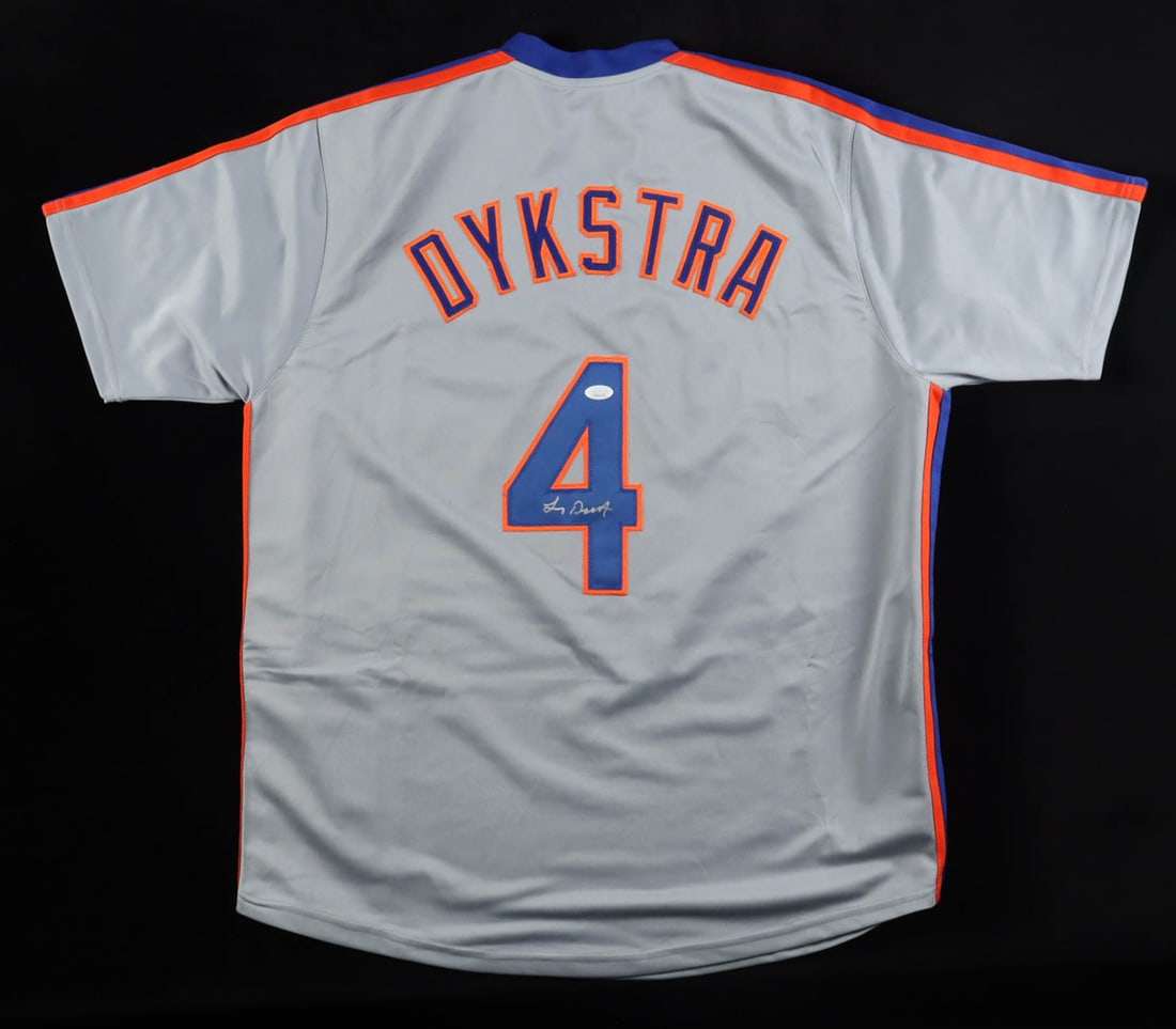 LENNY DYKSTRA SIGNED New York METS JERSEY - JSA COA (1 of 3)
