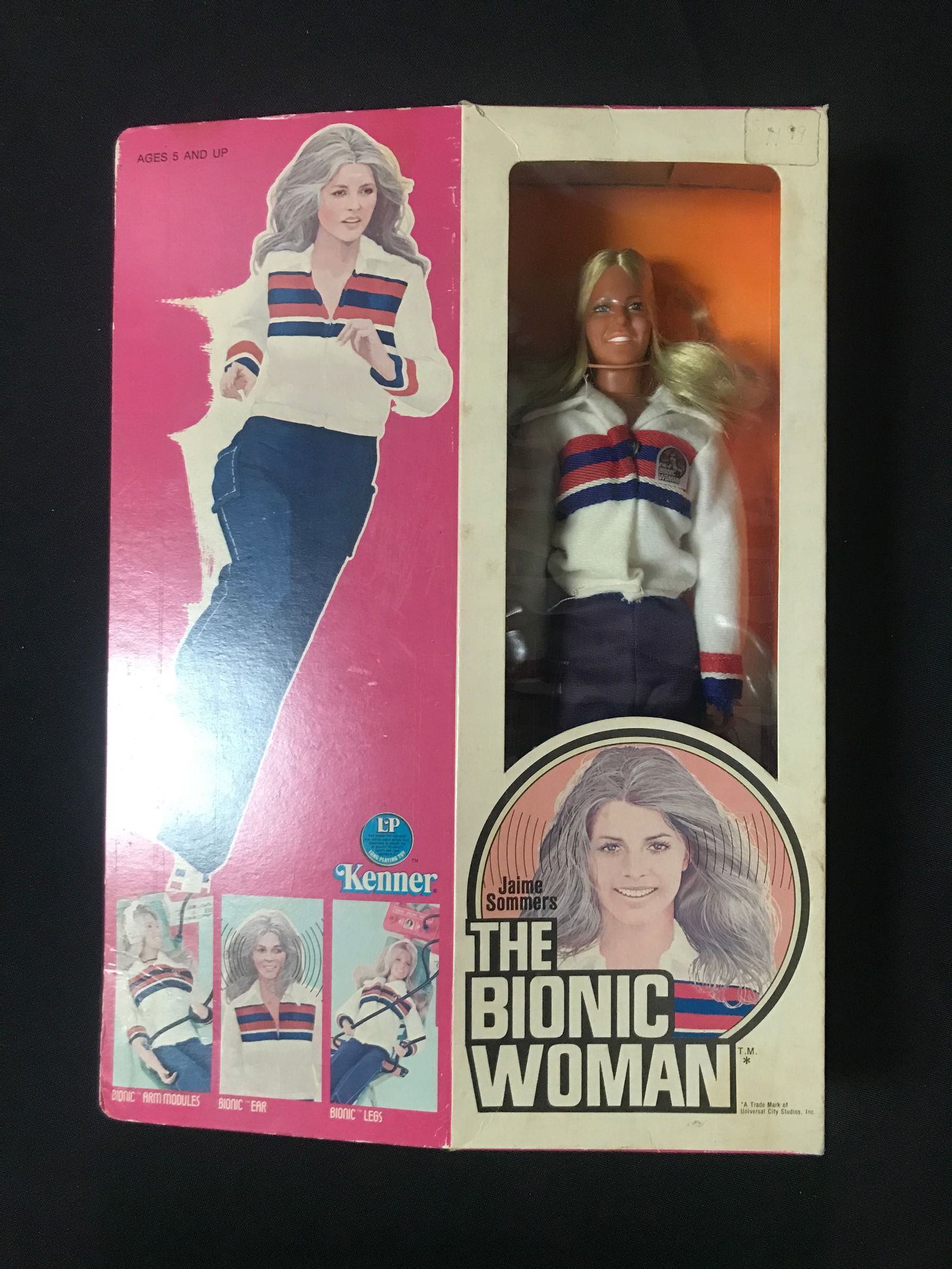 RARE SEALED 1976 KENNER THE BIONIC WOMAN ACTION FIGURE - IN ORIGINAL PACKAGING: Prices are in Canadian dollars
