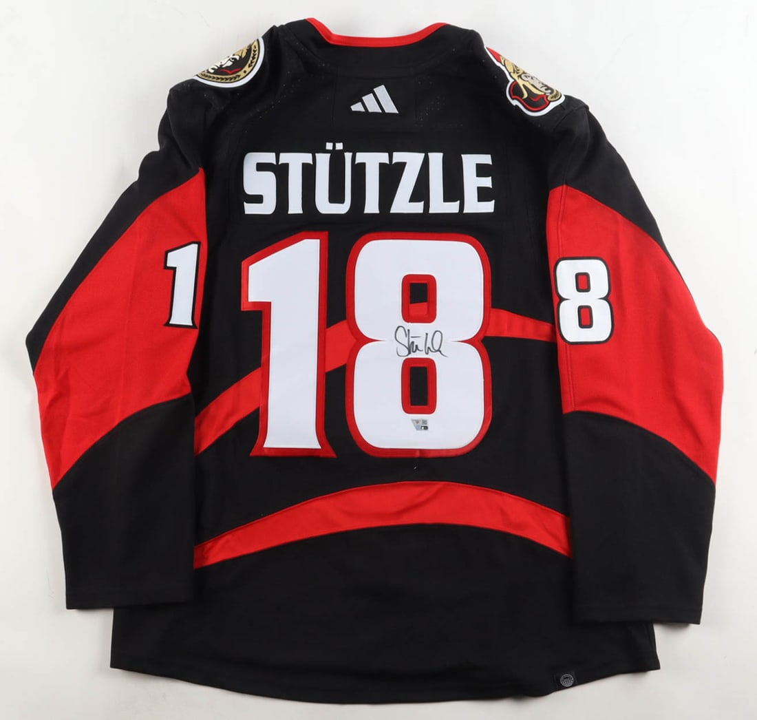 TIM STUTZLE SIGNED OTTAWA SENATORS HOCKEY JERSEY - FANATICS COA (1 of 3)