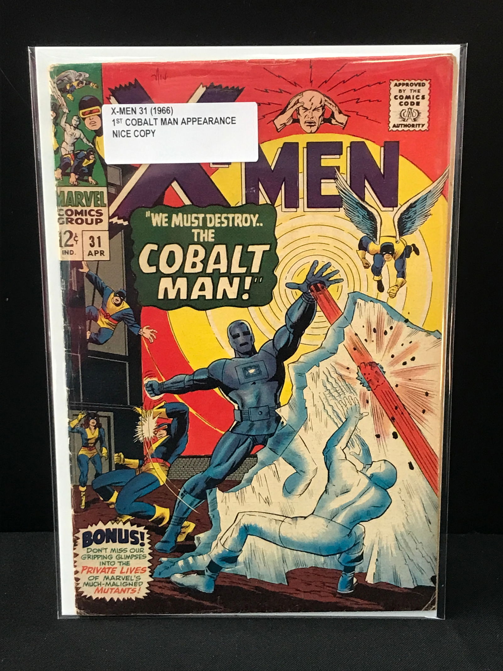 X-MEN #31 (1966) 1ST COBALT MAN - MARVEL COMICS (1 of 1)