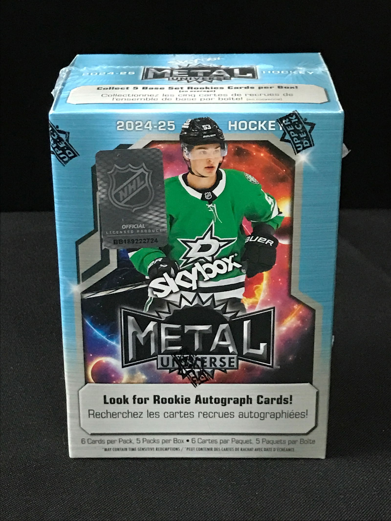 2024-25 UPPER DECK SKYBOX METAL UNIVERSE SEALED TRADING CARDS BOX (1 of 1)