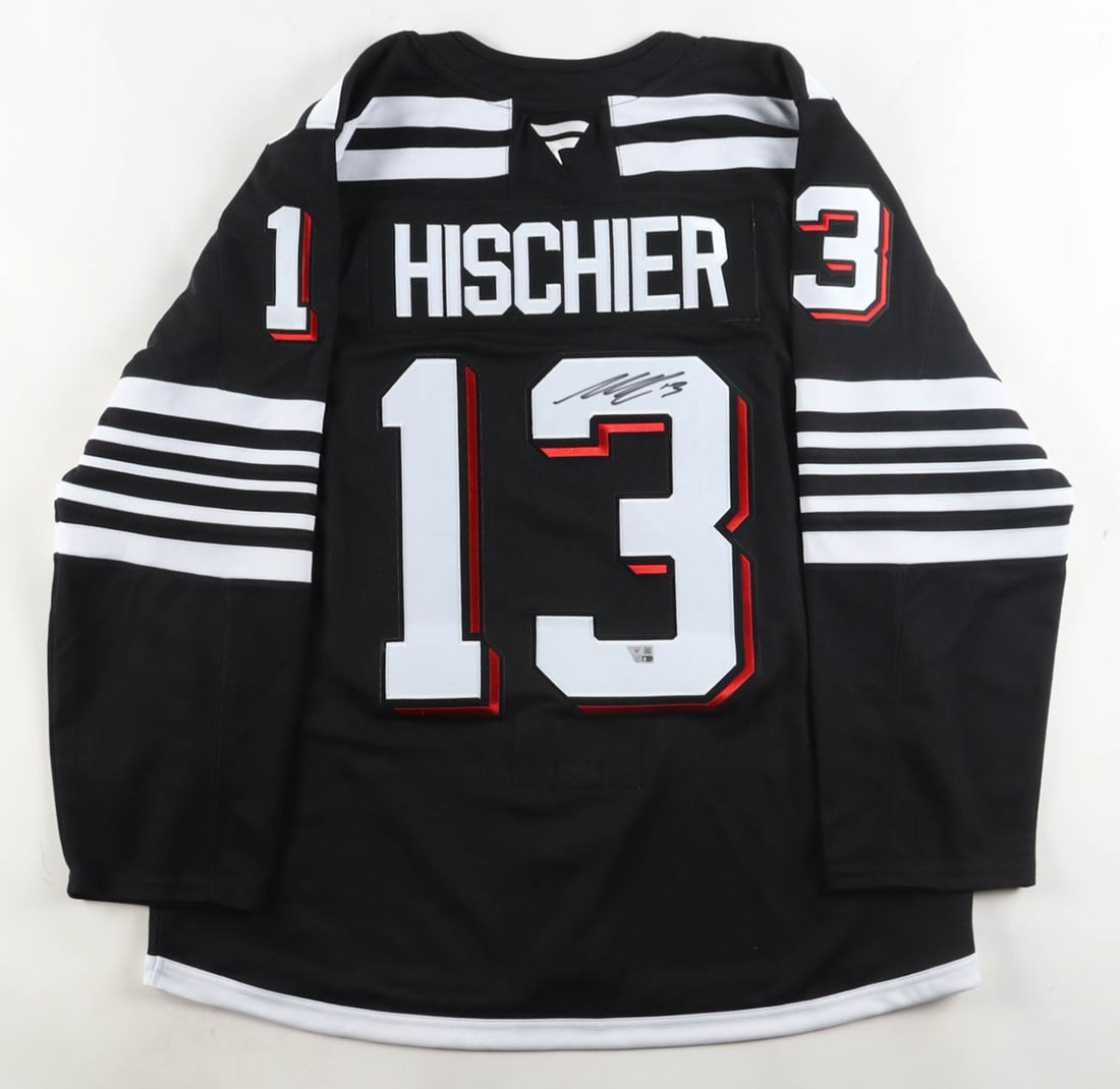 NICO HISCHIER SIGNED New Jersey DEVILS HOCKEY JERSEY - FANATICS COA (1 of 3)