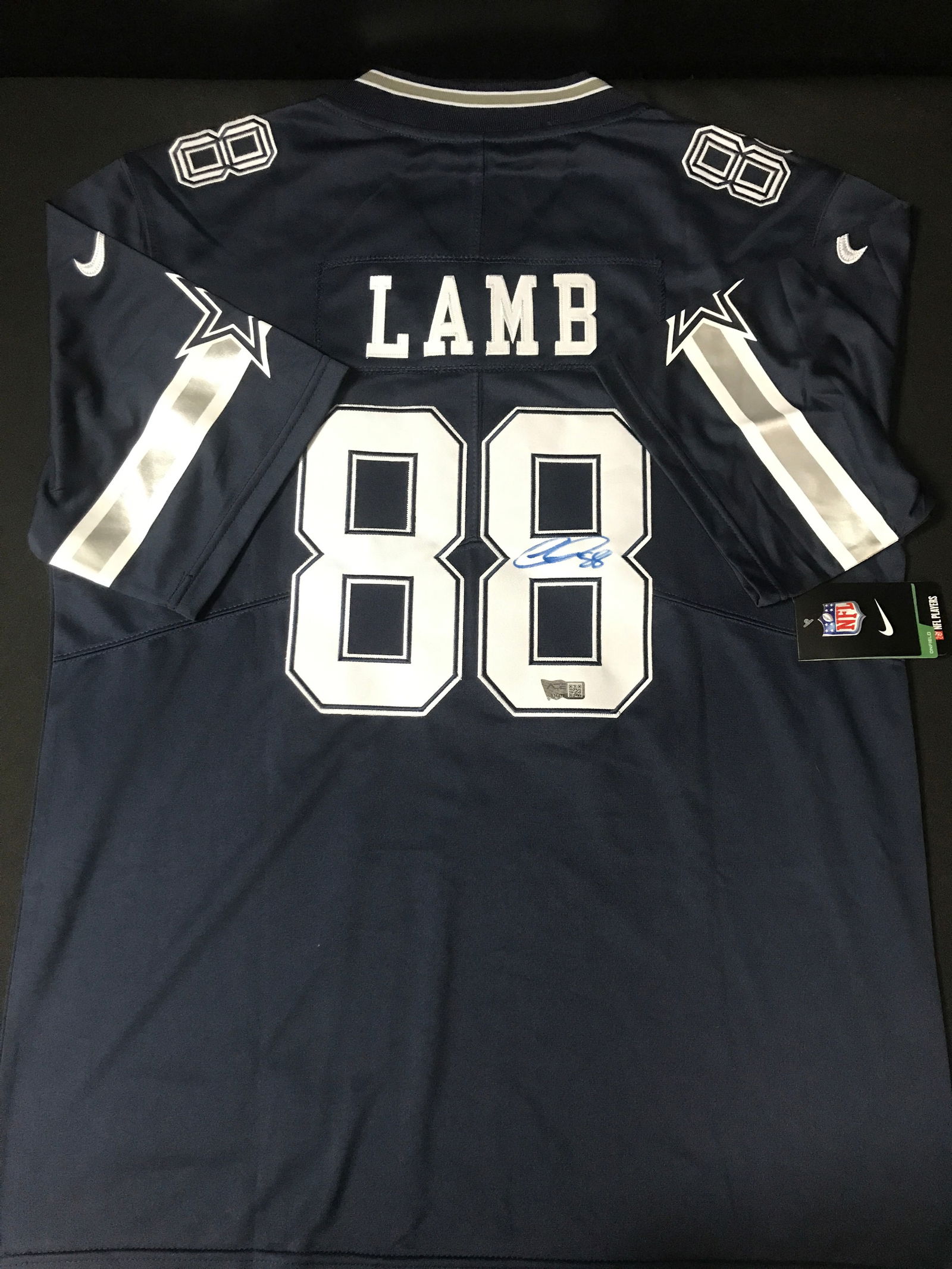 CEE DEE LAMB SIGNED DALLAS COWBOYS CUSTOM JERSEY - ACE COA (1 of 3)